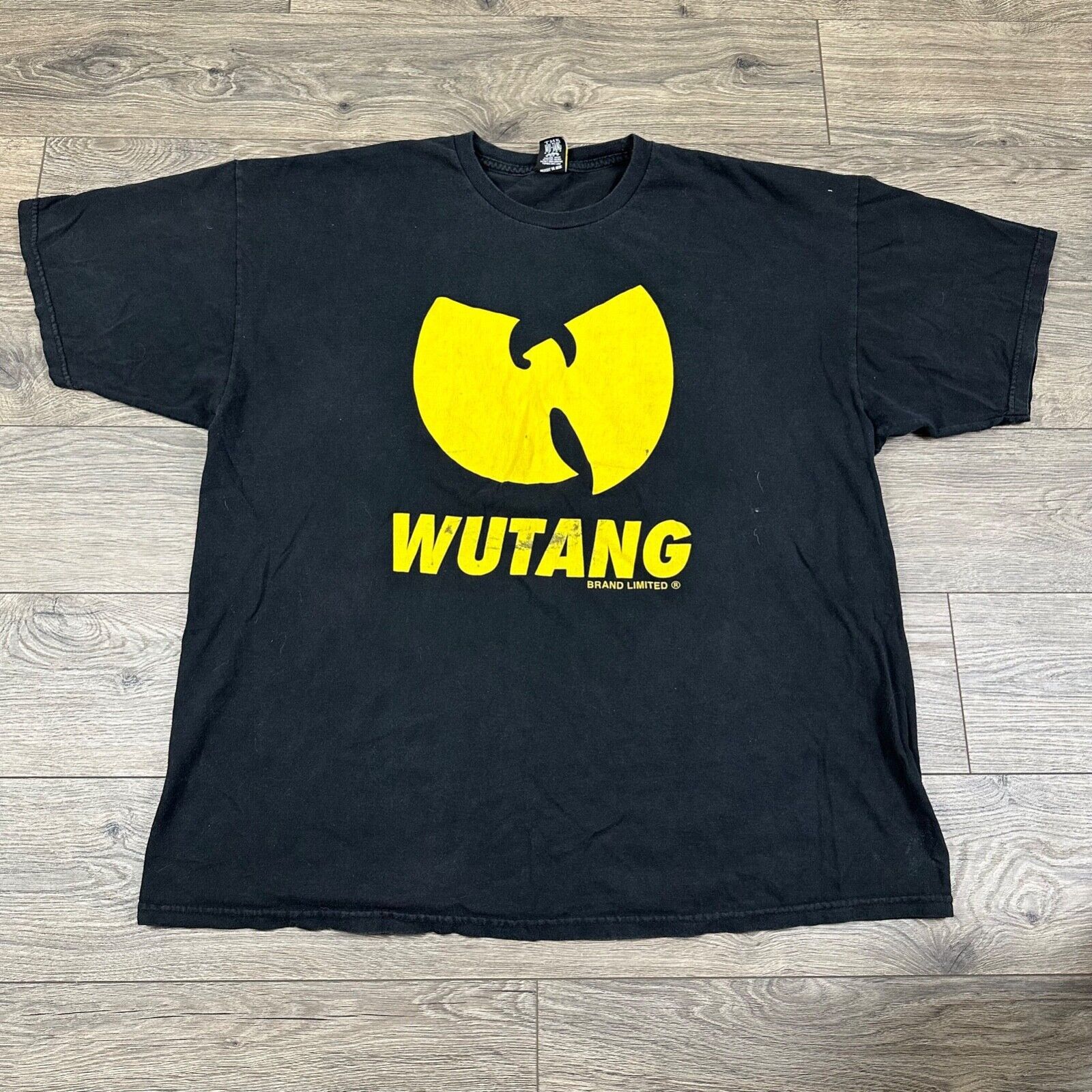 Wu Wear Vintage Wu Tang Clan Shirt Adult 2XL Black Rap Tee Rapper Logo ...