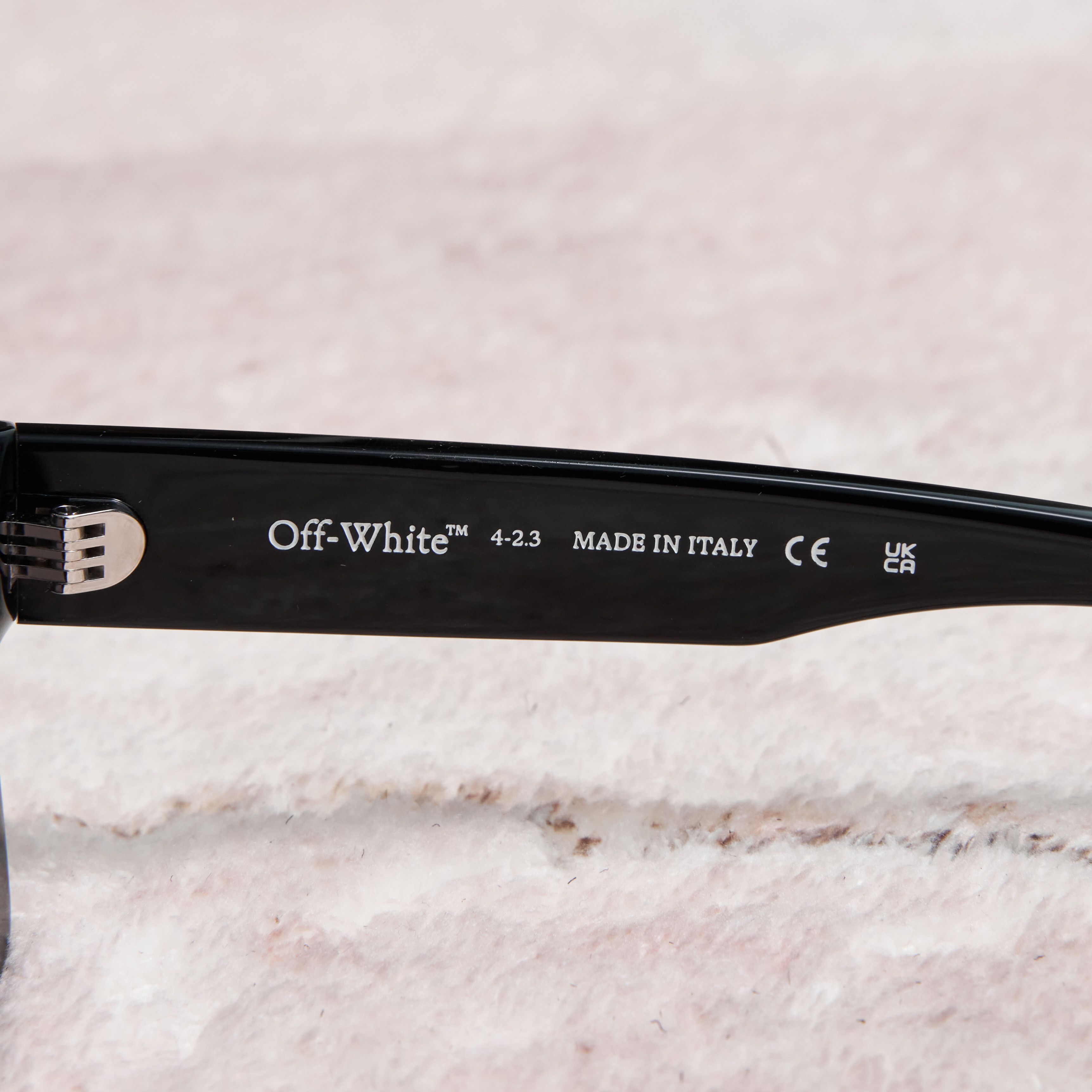 Off-White OFF WHITE Virgil Square Frame Sunglasses BLACK Size ONE SIZE - 6 Thumbnail