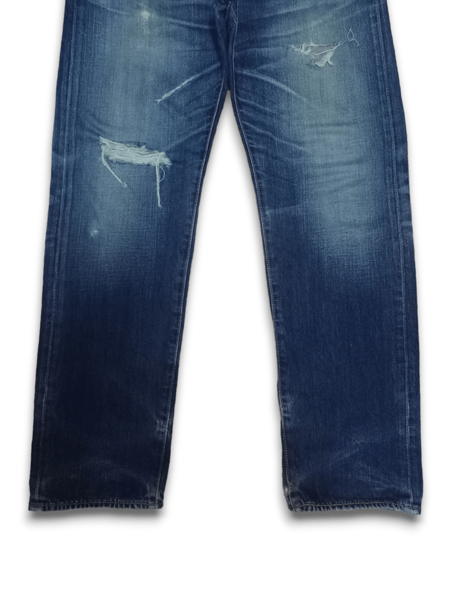Levi's Vintage Levis 503 Blue Wash Loose Distressed Jeans Size US 36 / EU 52 - 7 Thumbnail