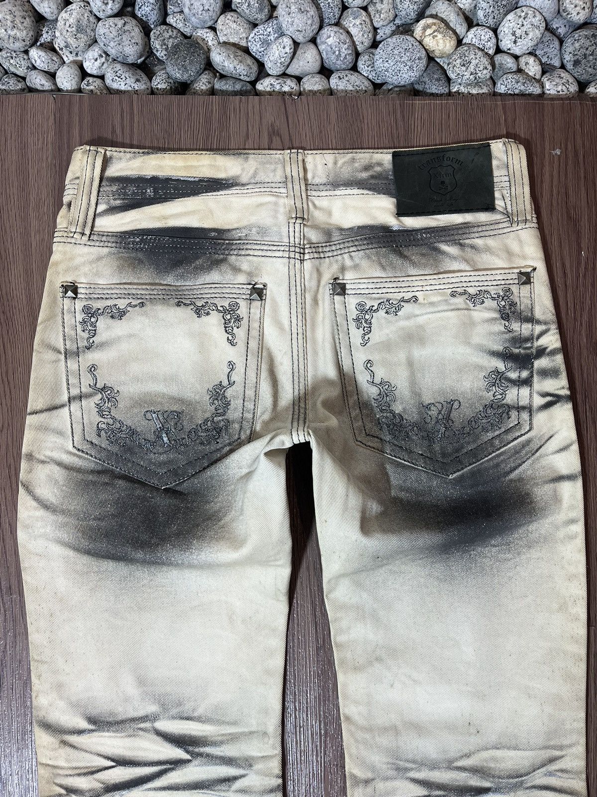 Seditionaries Xfrm Studded Clawmark Short Jeans Size US 31 - 4 Thumbnail