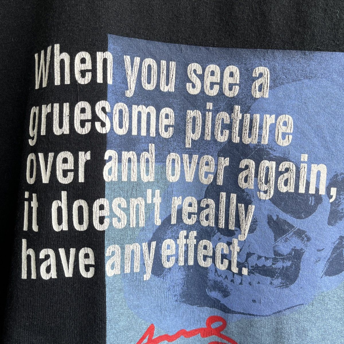 Andy Warhol ANDY WARHOL SKULL FRONT PRINTED TSHIRT UNIQLO Size US XL / EU 56 / 4 - 10 Thumbnail