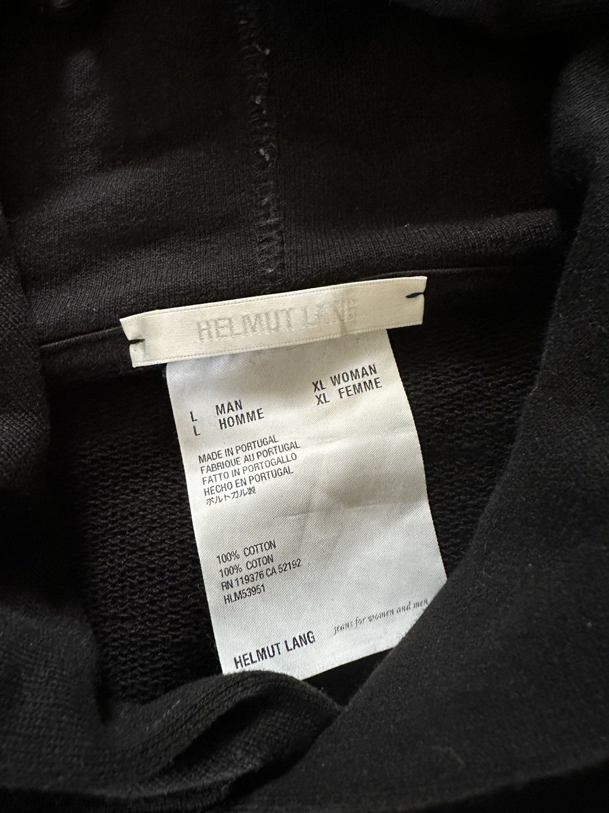 Helmut Lang helmut lang dont let them get to you hoodie Size US L / EU 52-54 / 3 - 2 Thumbnail