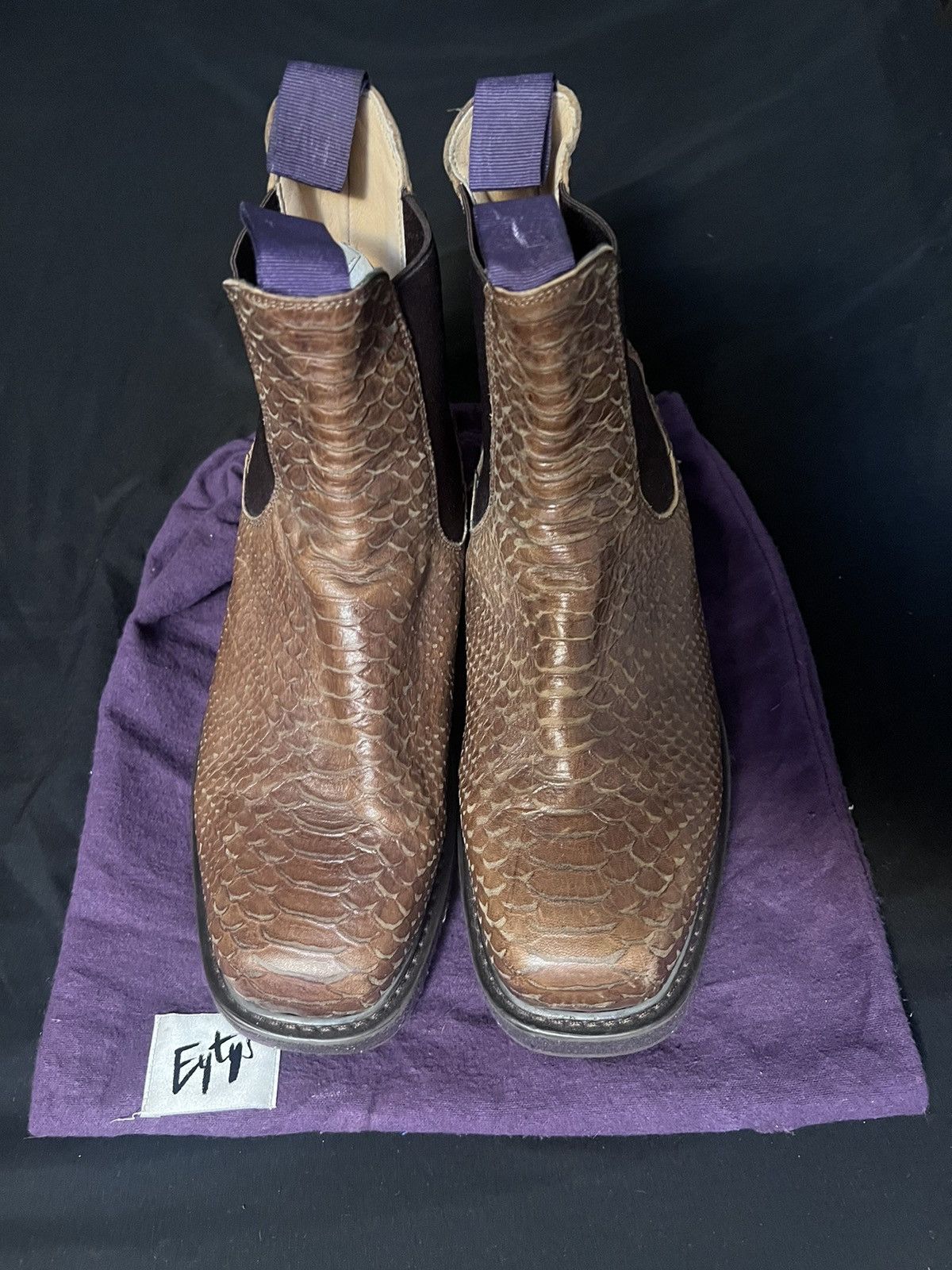 eytys black ortega chelsea boots