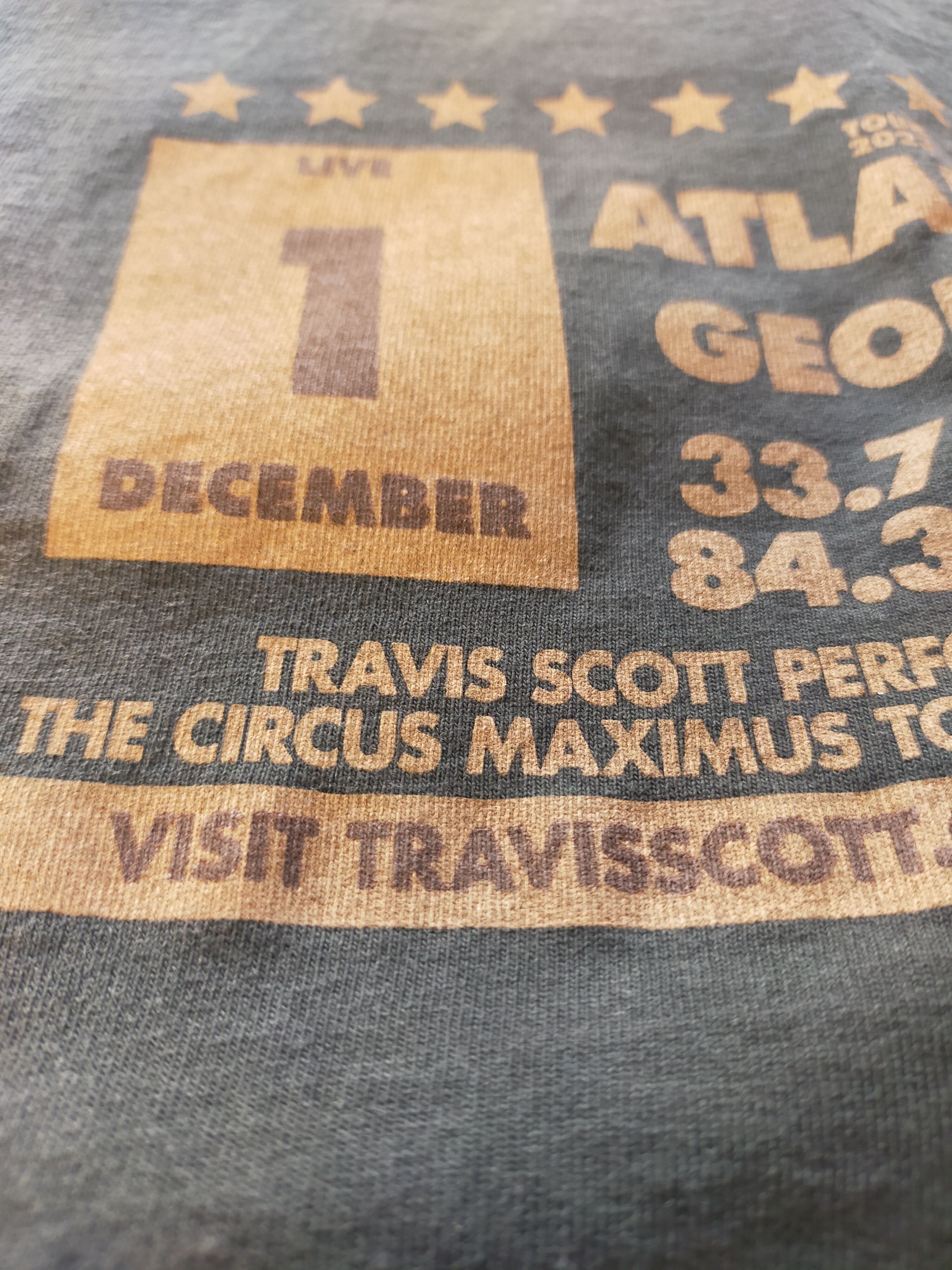 Travis Scott Travis Scott Atlanta Georgia Utopia tour merch shirt Size US S / EU 44-46 / 1 - 15 Thumbnail