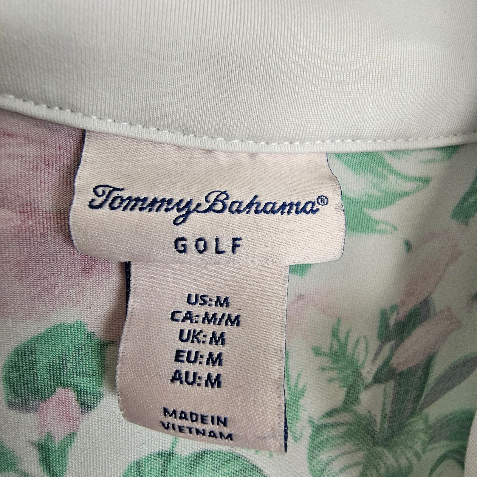 Tommy Bahama Tommy Bahama Womens Golf Polo Sz M Floral Hawaiian Tropical Size M / US 6-8 / IT 42-44 - 7 Thumbnail