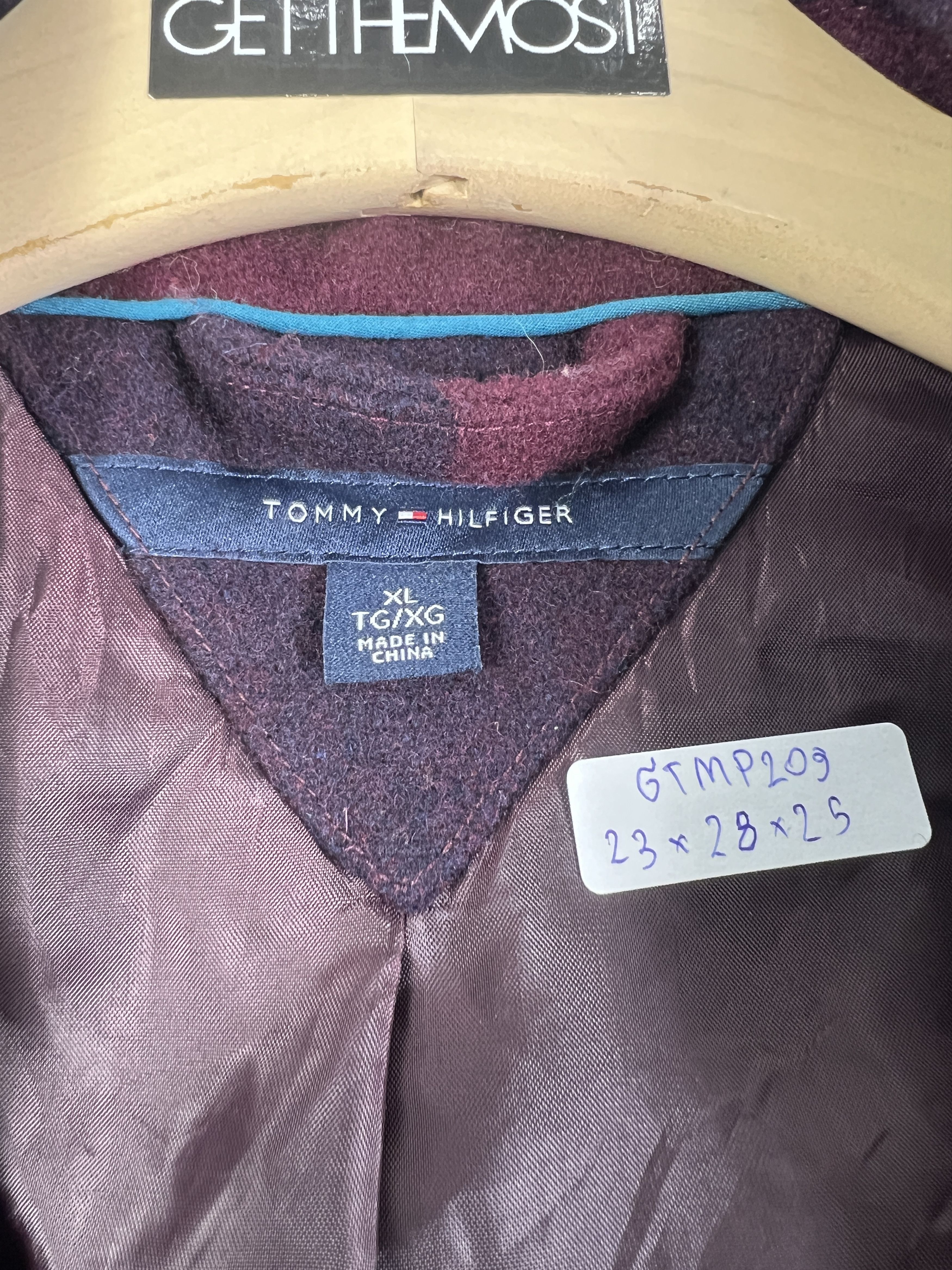 Tommy Hilfiger Tommy Hilfiger Wool Lined Jacket (XL) GTMP209 Size XL / US 12-14 / IT 48-50 - 2 Thumbnail