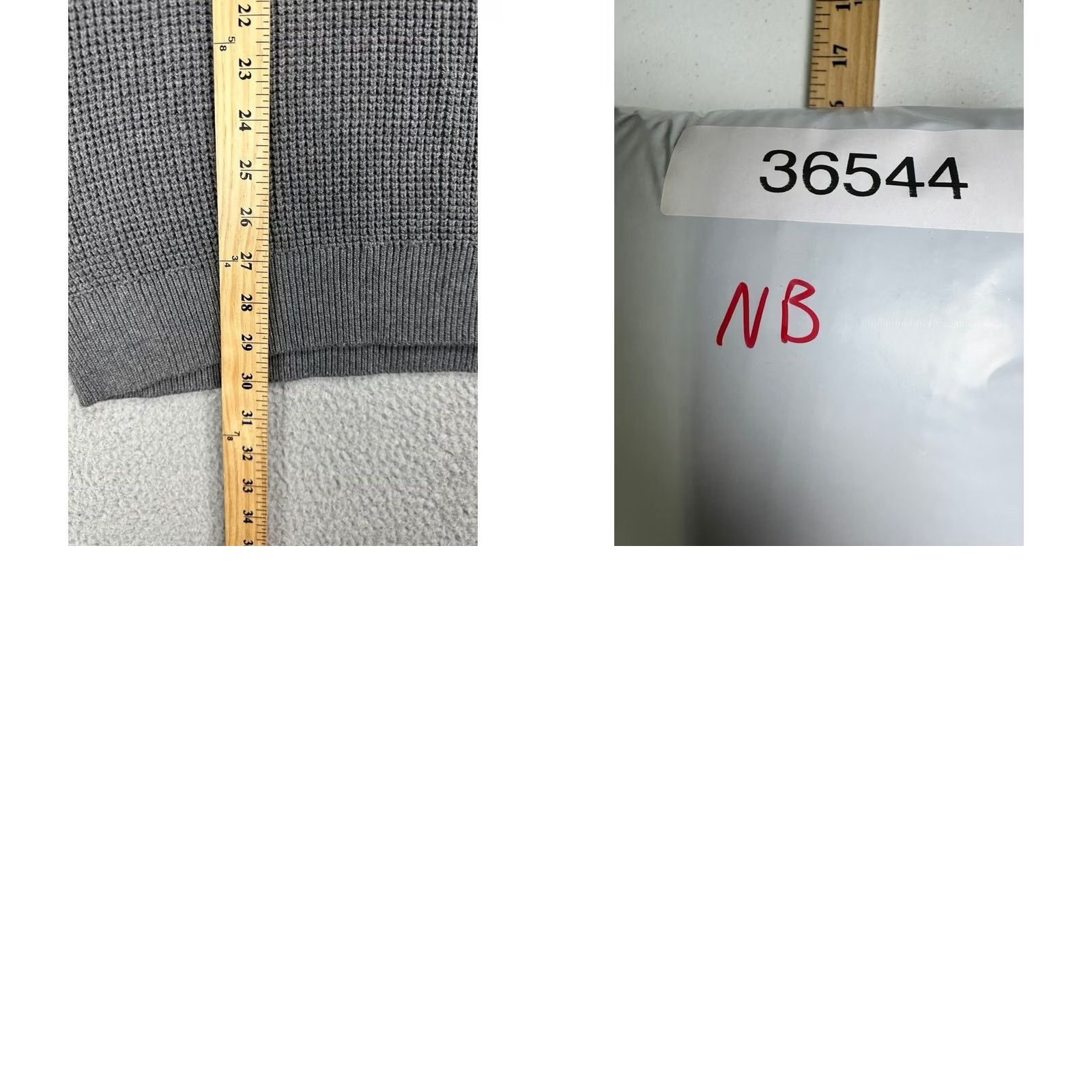 J Brand The Normal Brand Sweater Mens 2XL Gray Quarter Zip Pullover Knit Mock Neck Casual Outdoor Shirt Size US XXL / EU 58 / 5 - 8 Thumbnail