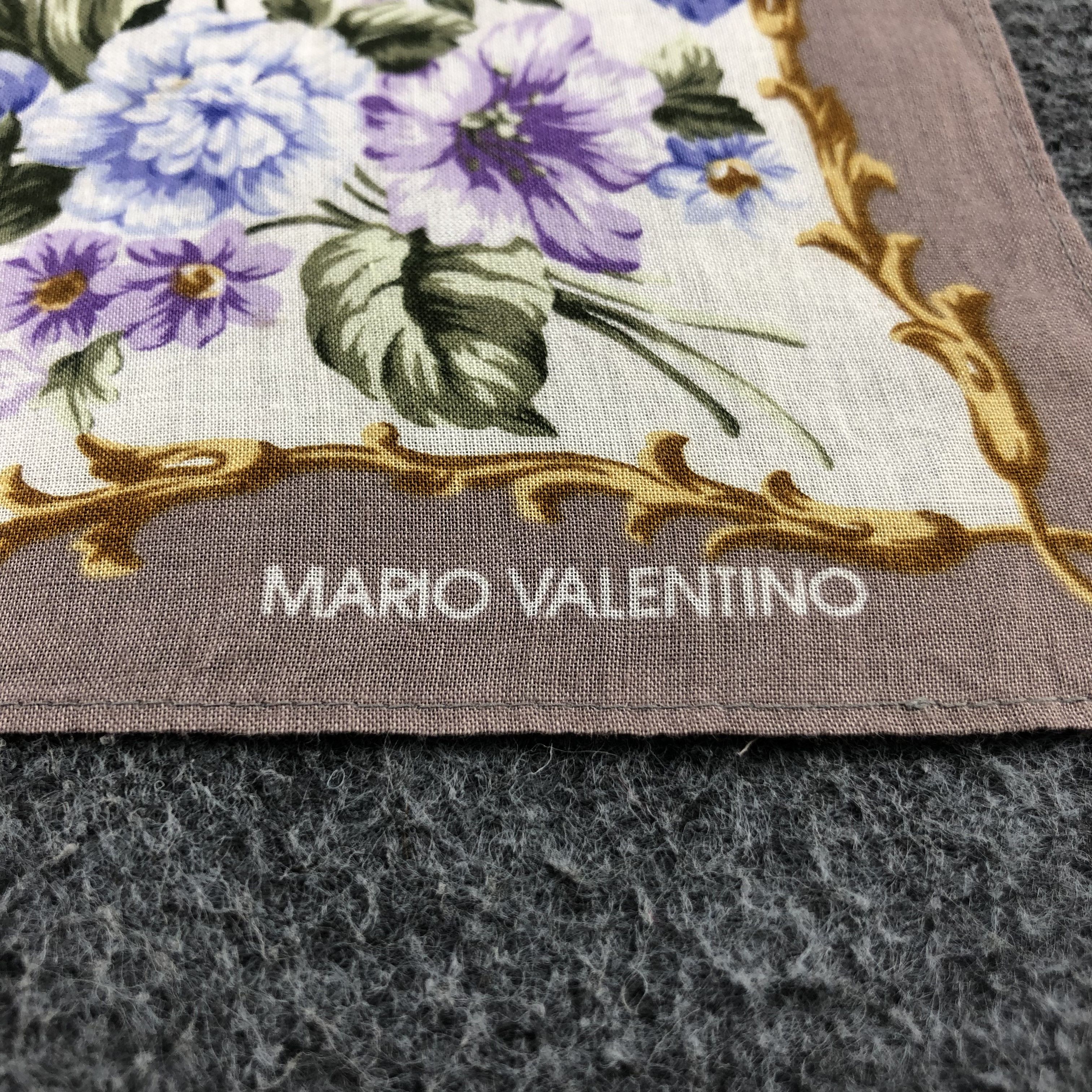 Mario Valentino Mario Valentino Handkerchief Neckerchief Bandana H1367 Size ONE SIZE - 3 Thumbnail