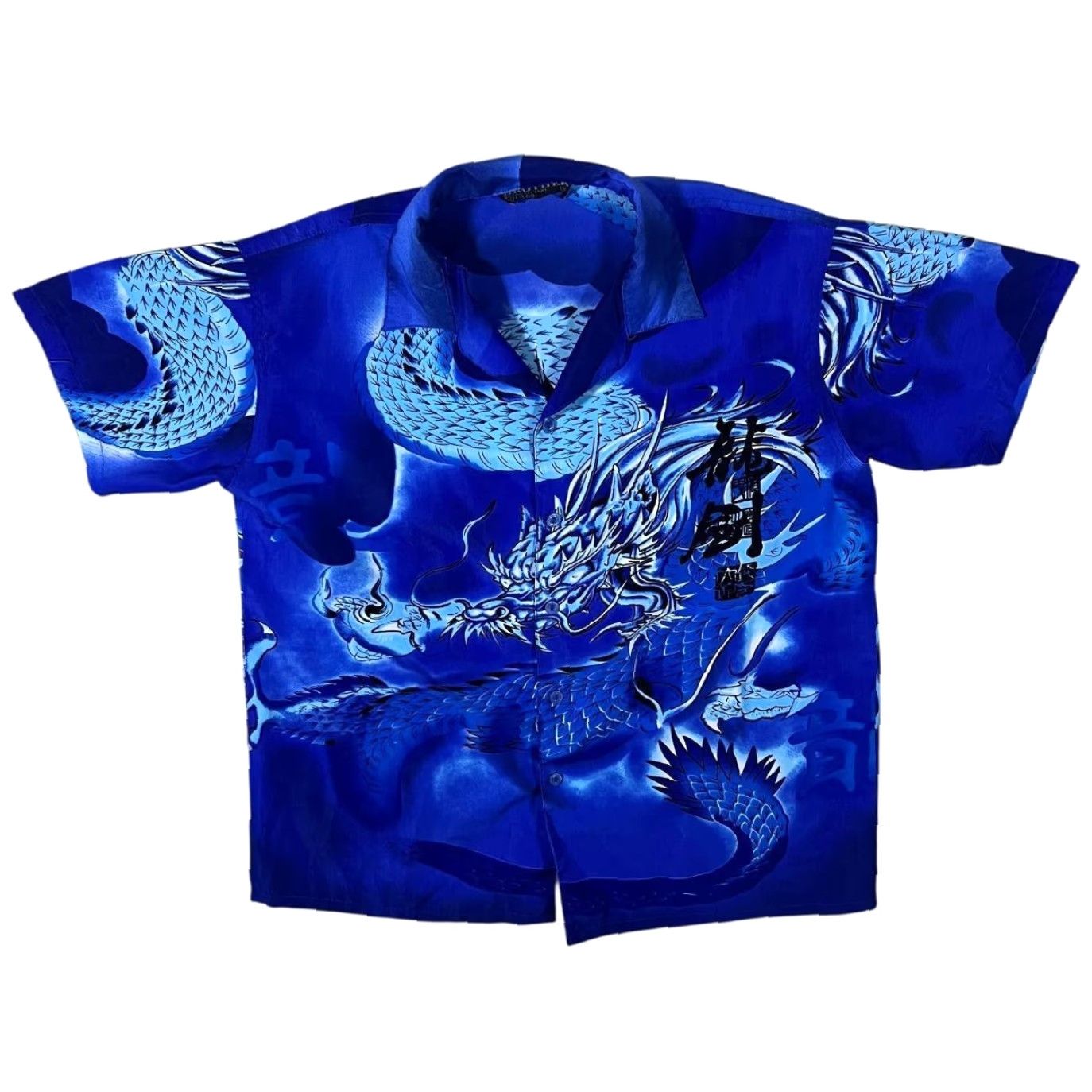Other VINTAGE Brother Gothic Y2K Dragon Graphic Blue Short Sleeve Shirt 16 Small Men Shirt 100% Cotton White? Size US S / EU 44-46 / 1 - 2 Thumbnail