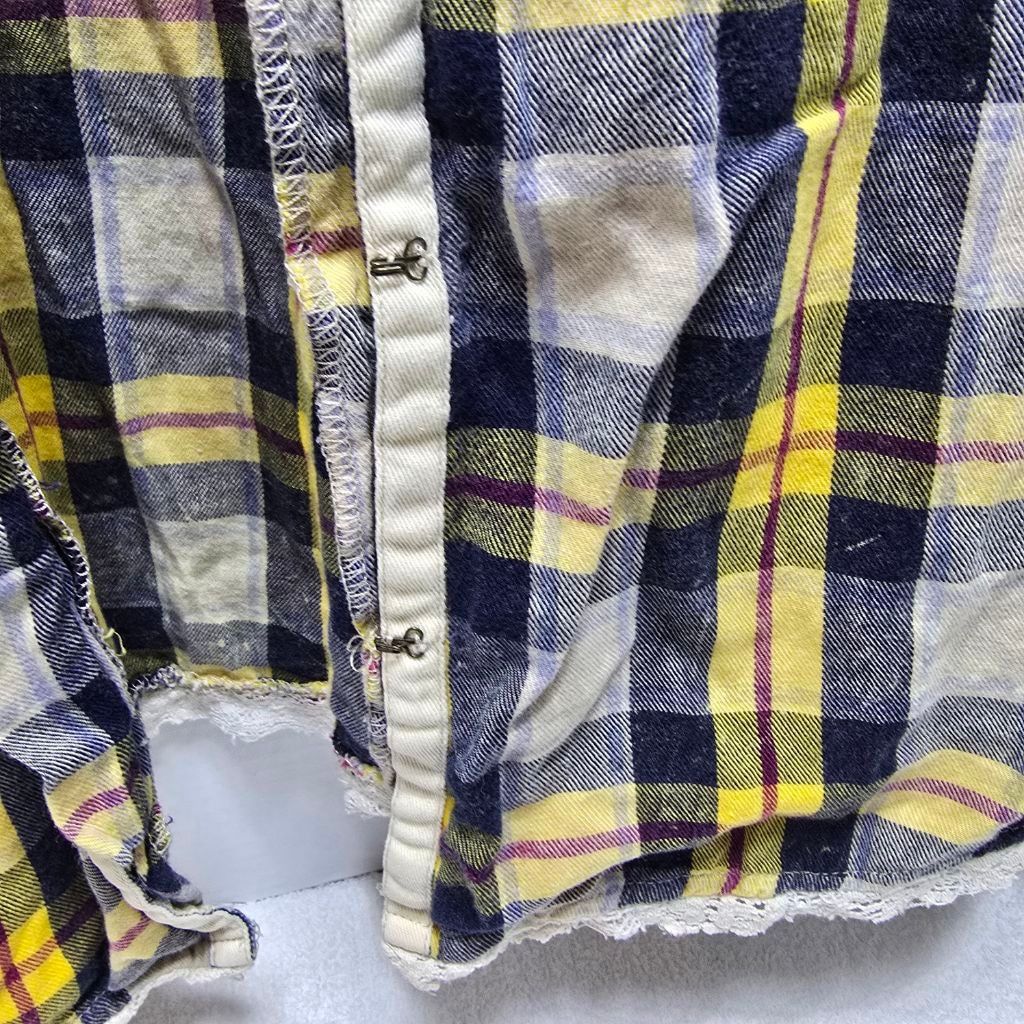 BKE Women's Gimmicks by BKE Plaid Embroidered Button Down M Size M / US 6-8 / IT 42-44 - 7 Thumbnail