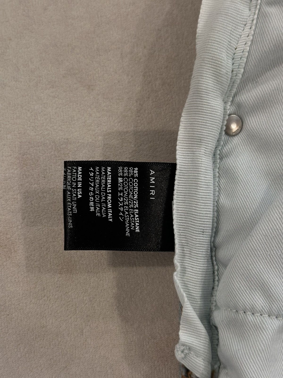 Amiri AMIRI White and black jeans Size US 34 / EU 50 - 8 Thumbnail