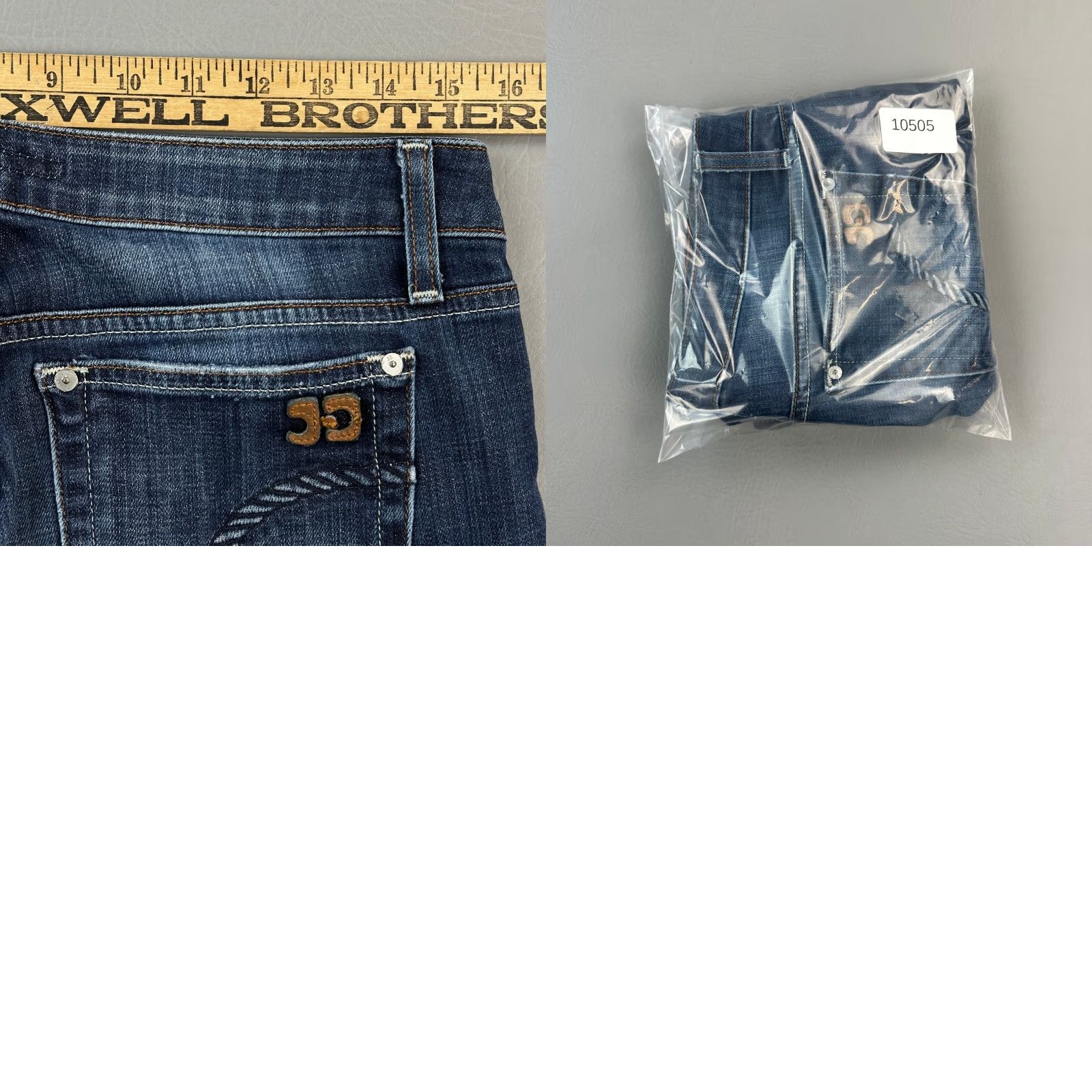 Vintage Joe's Jeans Jeans Women's 30 31x31 Dark Wash Denim Honey Ryder Bootcut Stretch 5-Pocket Design Regular Blue Cowboys Retro USA Womens Size 30" / US 8 / IT 44 - 9 Thumbnail