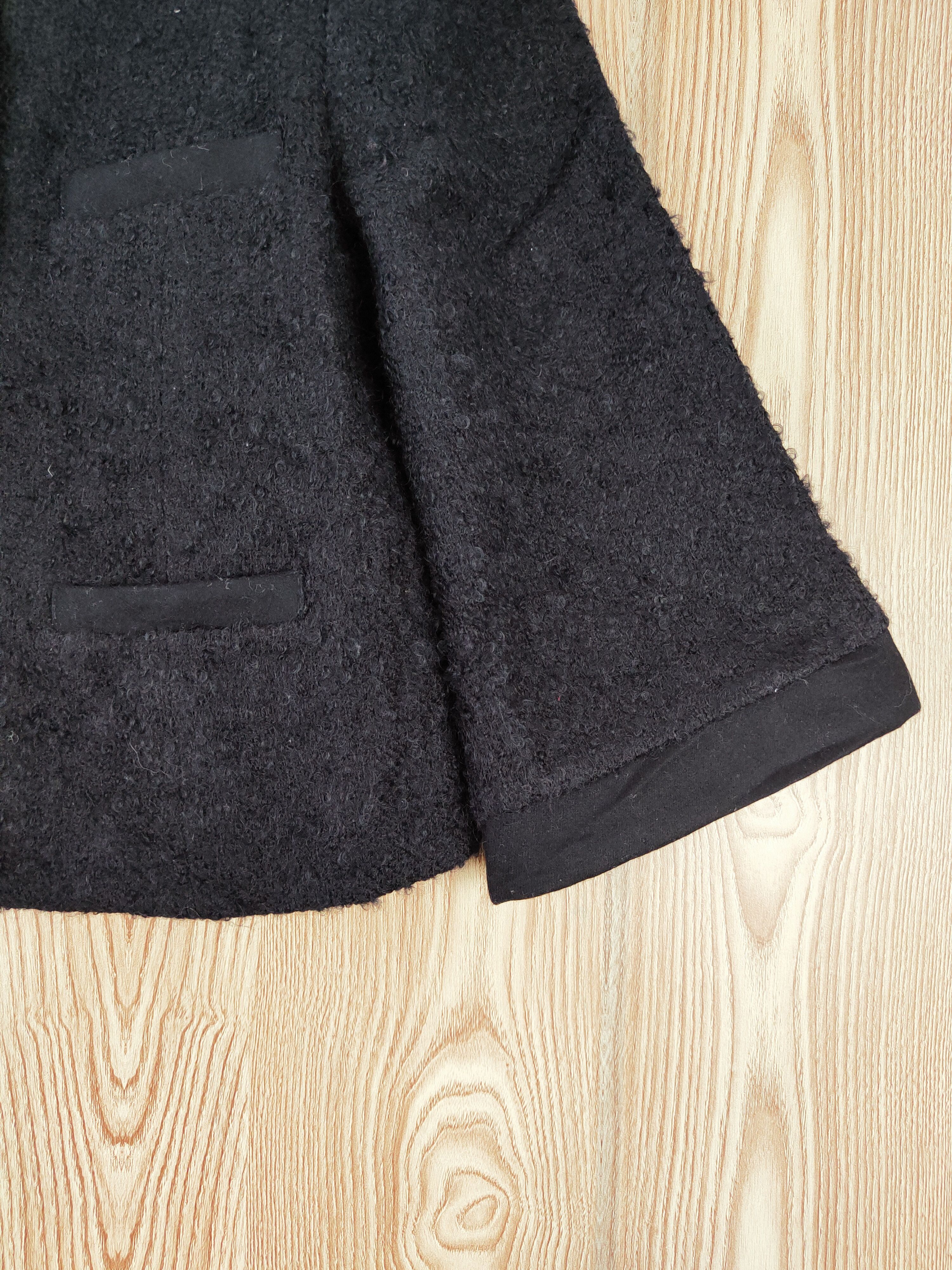 Japanese Brand × Vintage Avant-garde design 💥 Proportion Black Wool Jackets Size S / US 4 / IT 40 - 6 Thumbnail