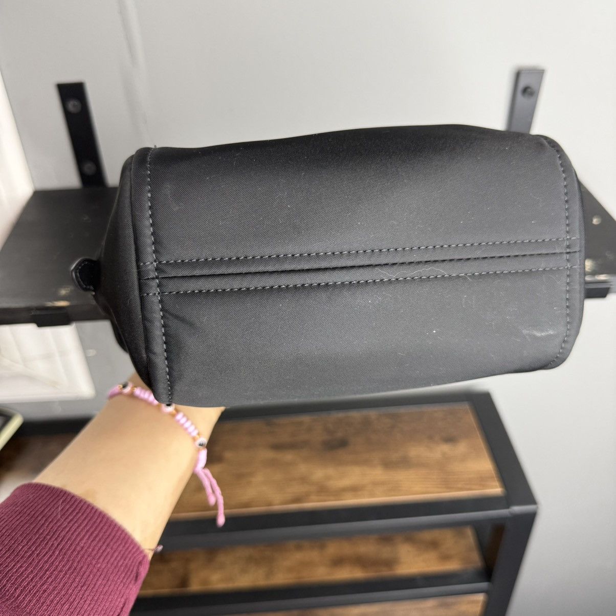 Kate Spade Kate Spade Chelsea Black Cosmetic Makeup Bag Nylon Travel Size ONE SIZE - 4 Thumbnail