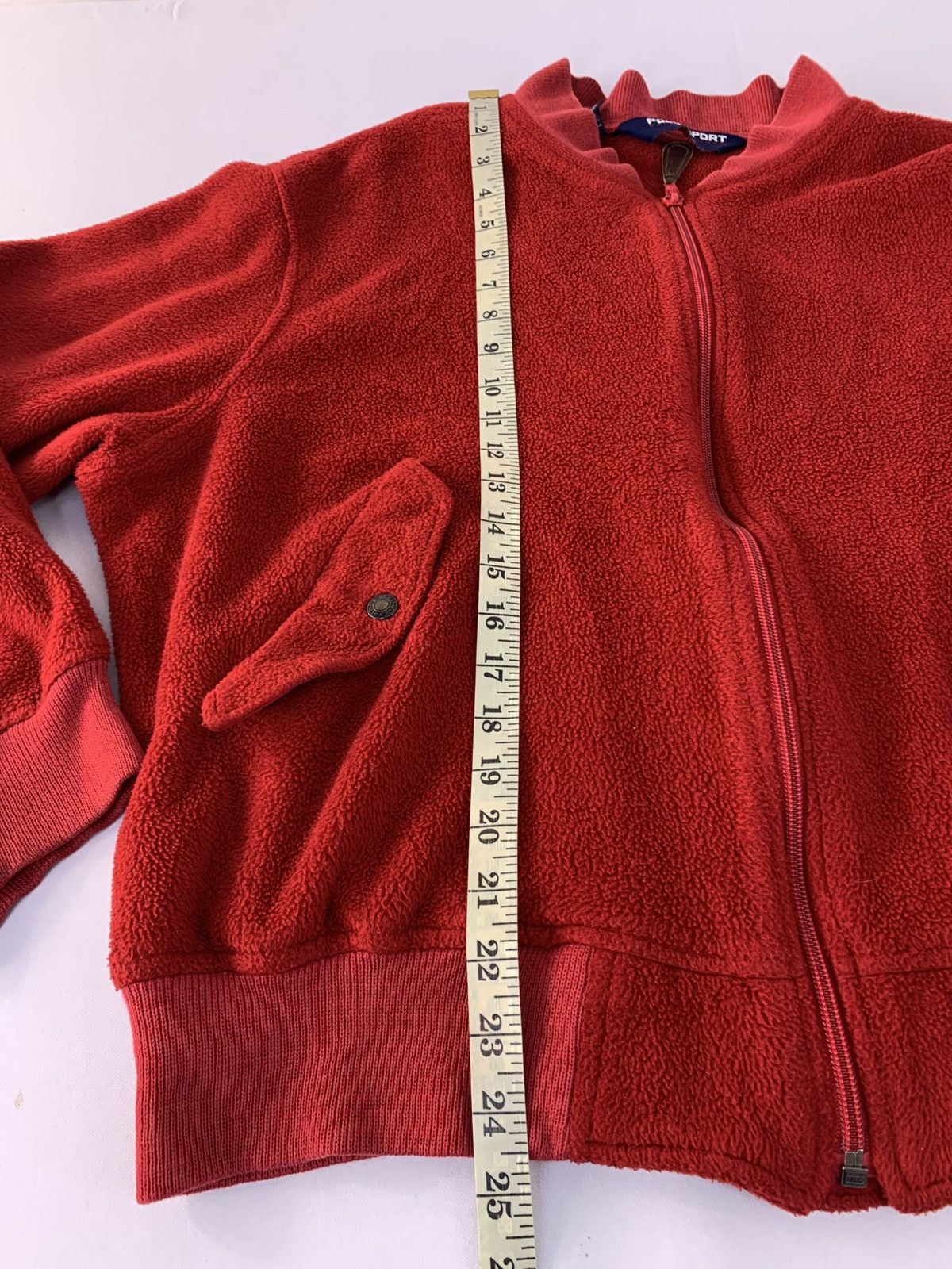 Polo Ralph Lauren Rare Vintage 90s Polo Sport Ralph Lauren Usa Fleece Bomber Size US M / EU 48-50 / 2 - 13 Thumbnail