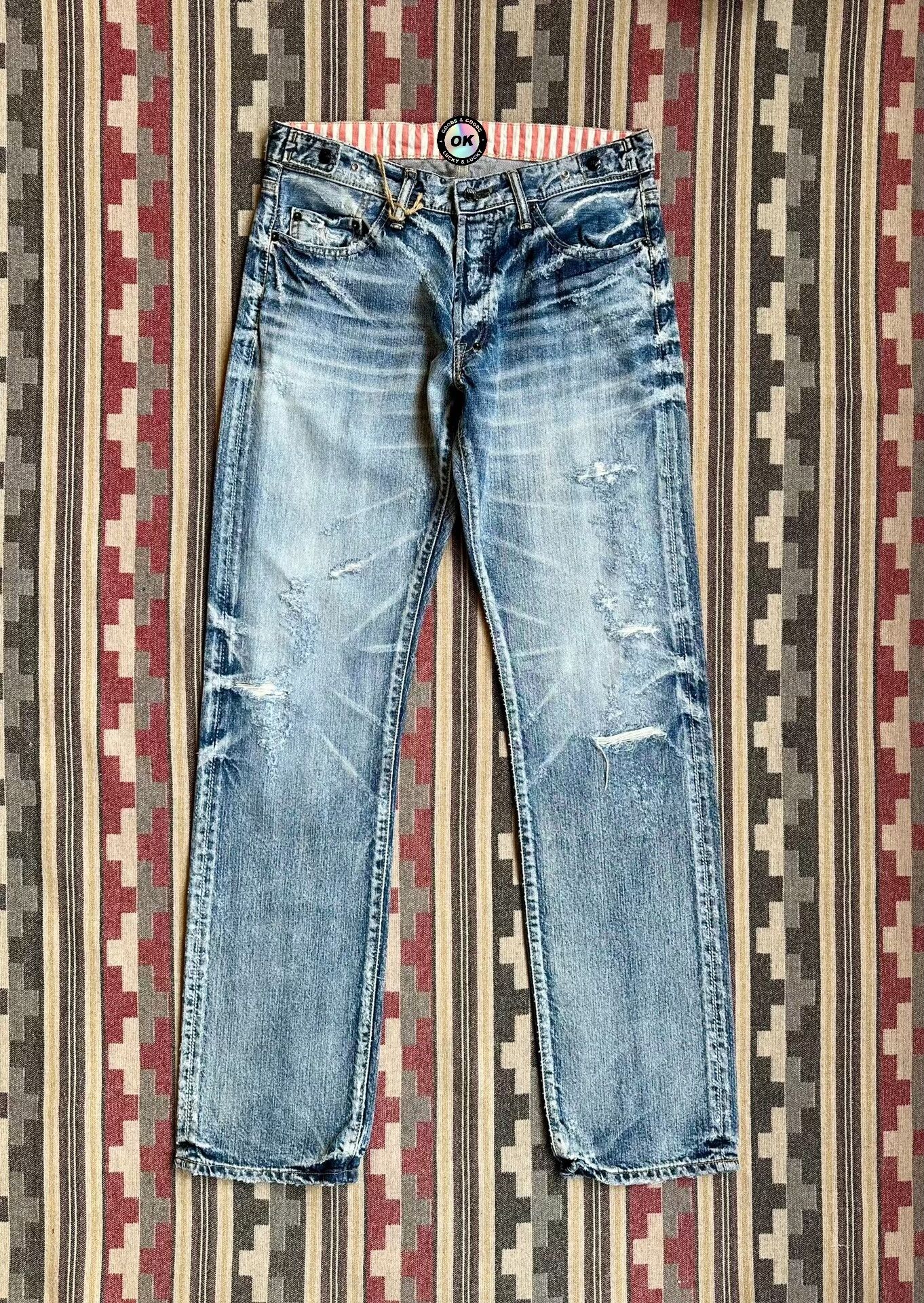 Prps distressed blue denim jeans by Prps Size US 32 / EU 48 - 1 Thumbnail