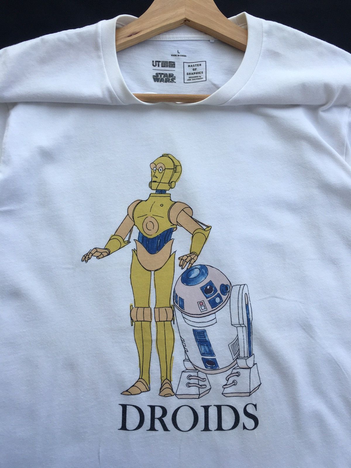 Jun Takahashi Rare Uniqlo Droids Jun Takahashi Tshirt Size US L / EU 52-54 / 3 - 6 Thumbnail