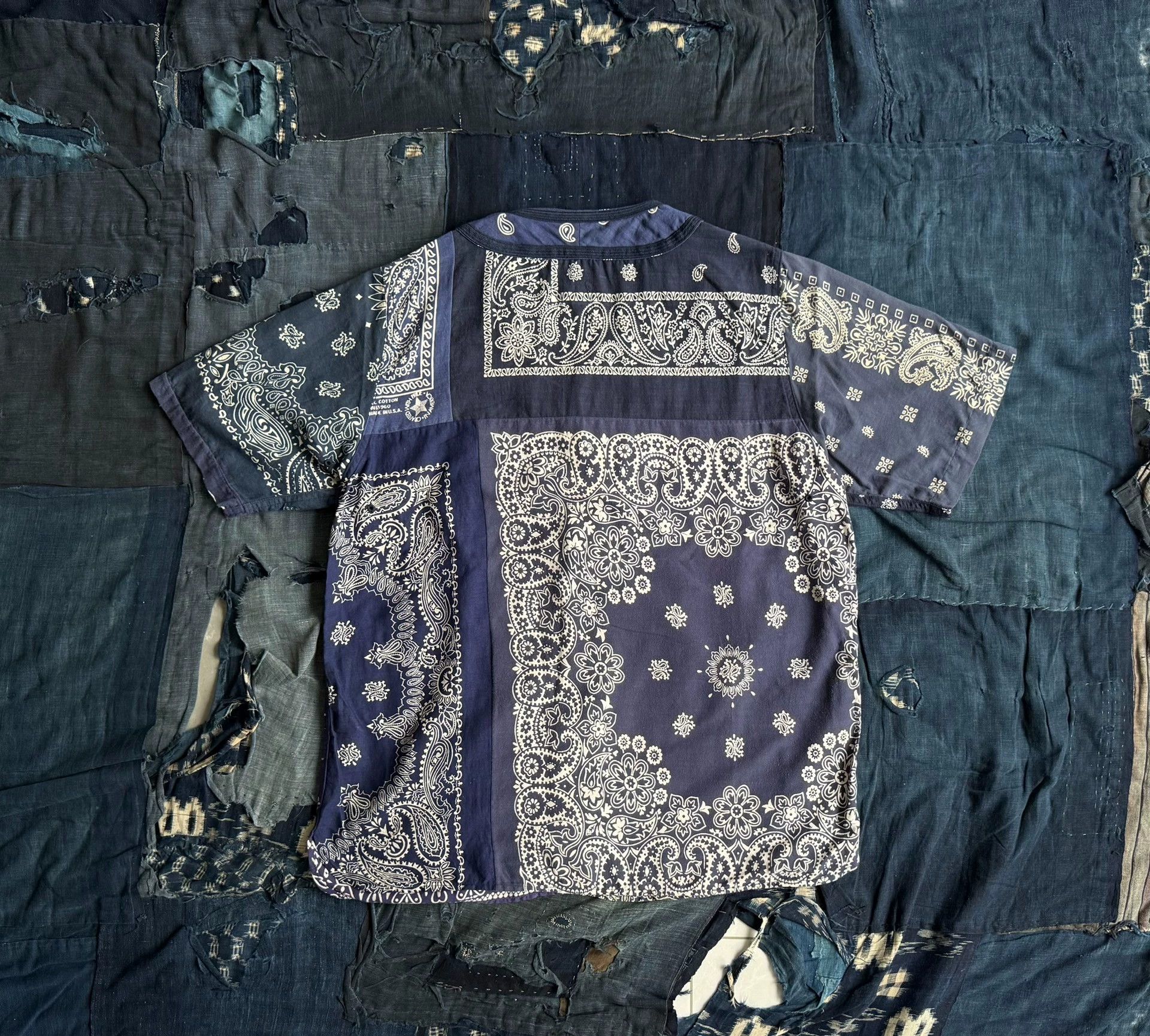 Visvim VISVIM 18AW ICT Bandana Dugout Shirt S/S Orange 2 Size US M / EU 48-50 / 2 - 3 Thumbnail