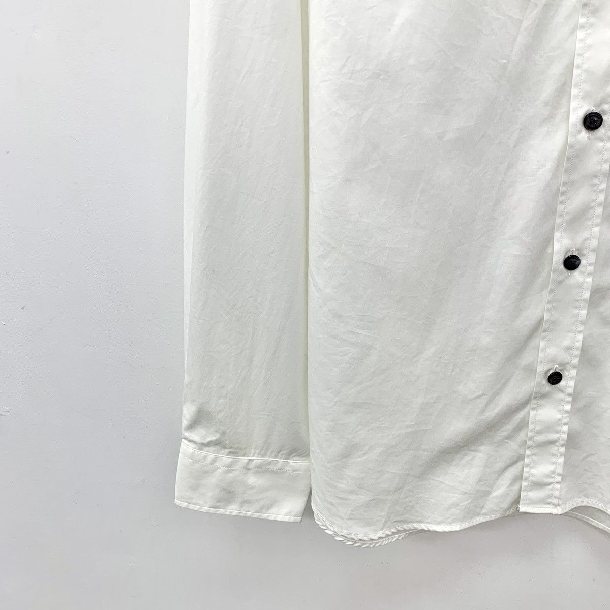 Burberry Burberry White TB Embroidered Cotton Long Sleeve Shirt K26WX Size US M / EU 48-50 / 2 - 4 Thumbnail