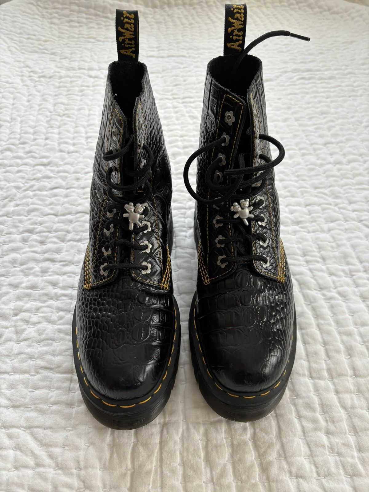 Dr. Martens × Heaven by Marc Jacobs Audrick Heaven by MJ Croc Boots Dr. Martens x Heaven Boots Size US 8 / IT 38 - 4 Thumbnail