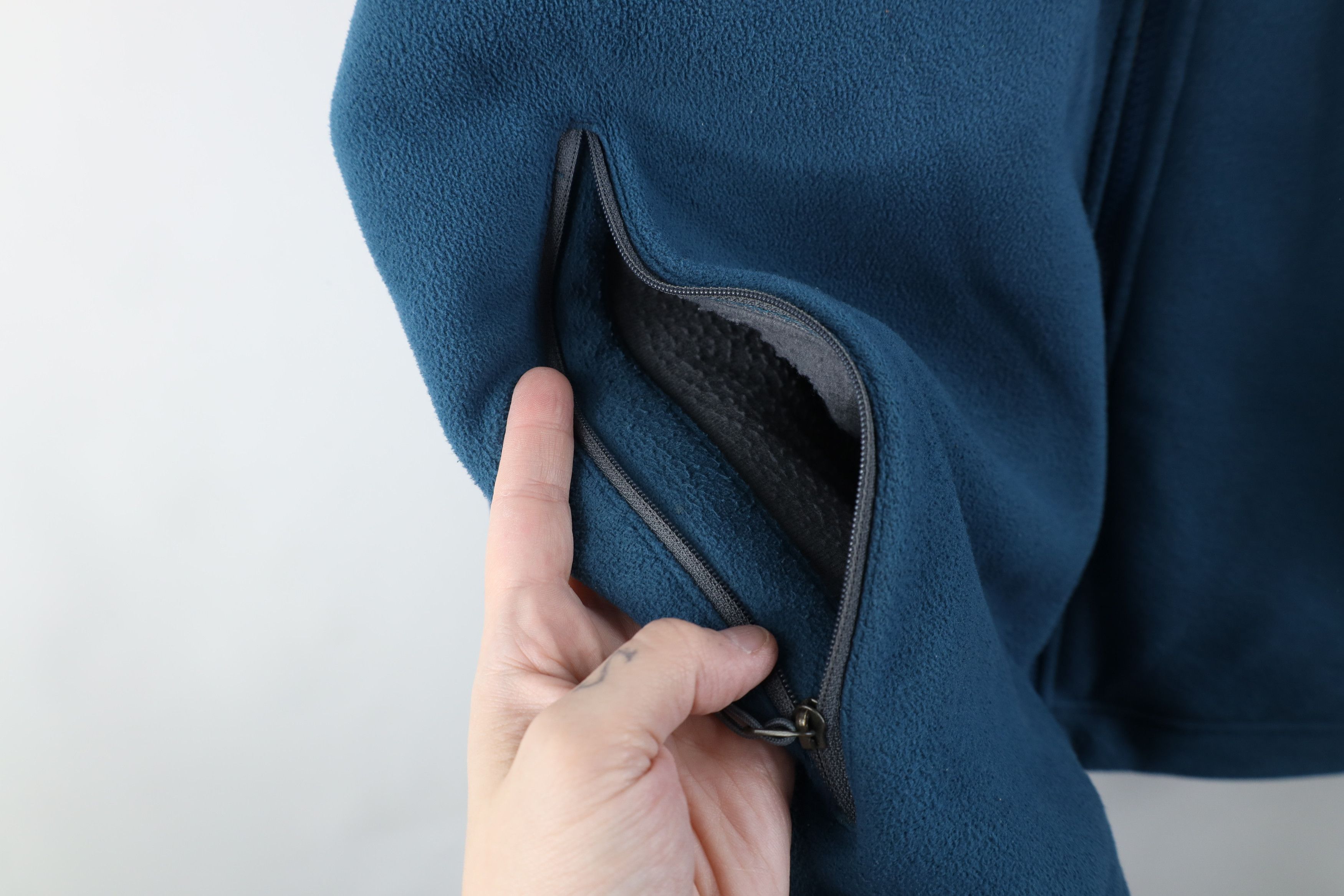 The North Face × Vintage Vintage The North Face Deep Pile Fleece Lined Jacket Blue Size US XL / EU 56 / 4 - 7 Thumbnail