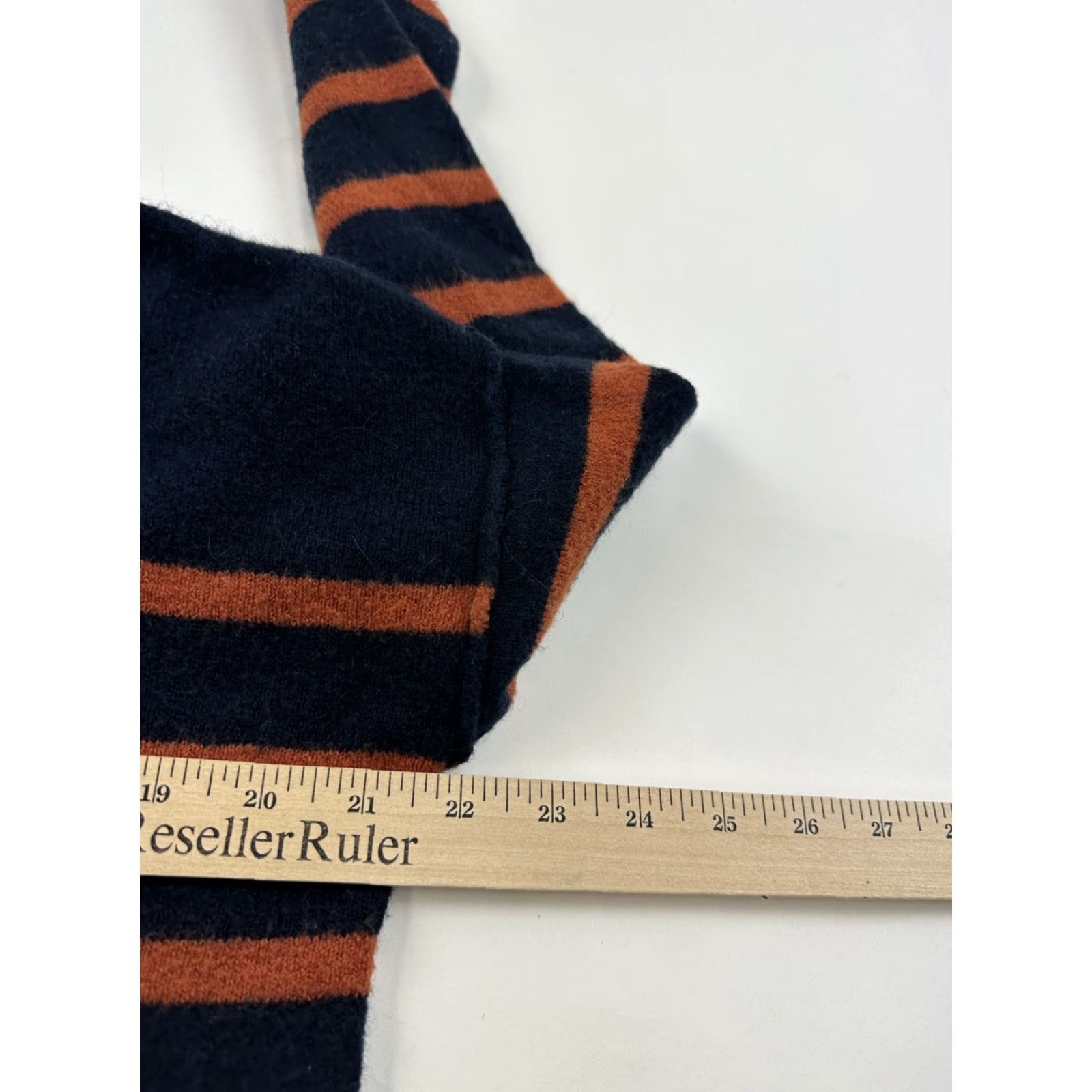 Madewell Madewell Sweater Women 2XS Multicolor Striped Wool Blend Oversized Boxy Mock Neck Long Sleeve Pullover Feminine 2XS Mens? Wait genders. End: Womens Size XXS / US 00 / IT 34 - 7 Thumbnail