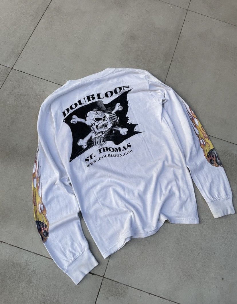 Vintage Doubloon Men’s 90s Long Sleeve ST. Thomas Size US S / EU 44-46 / 1 - 7 Thumbnail