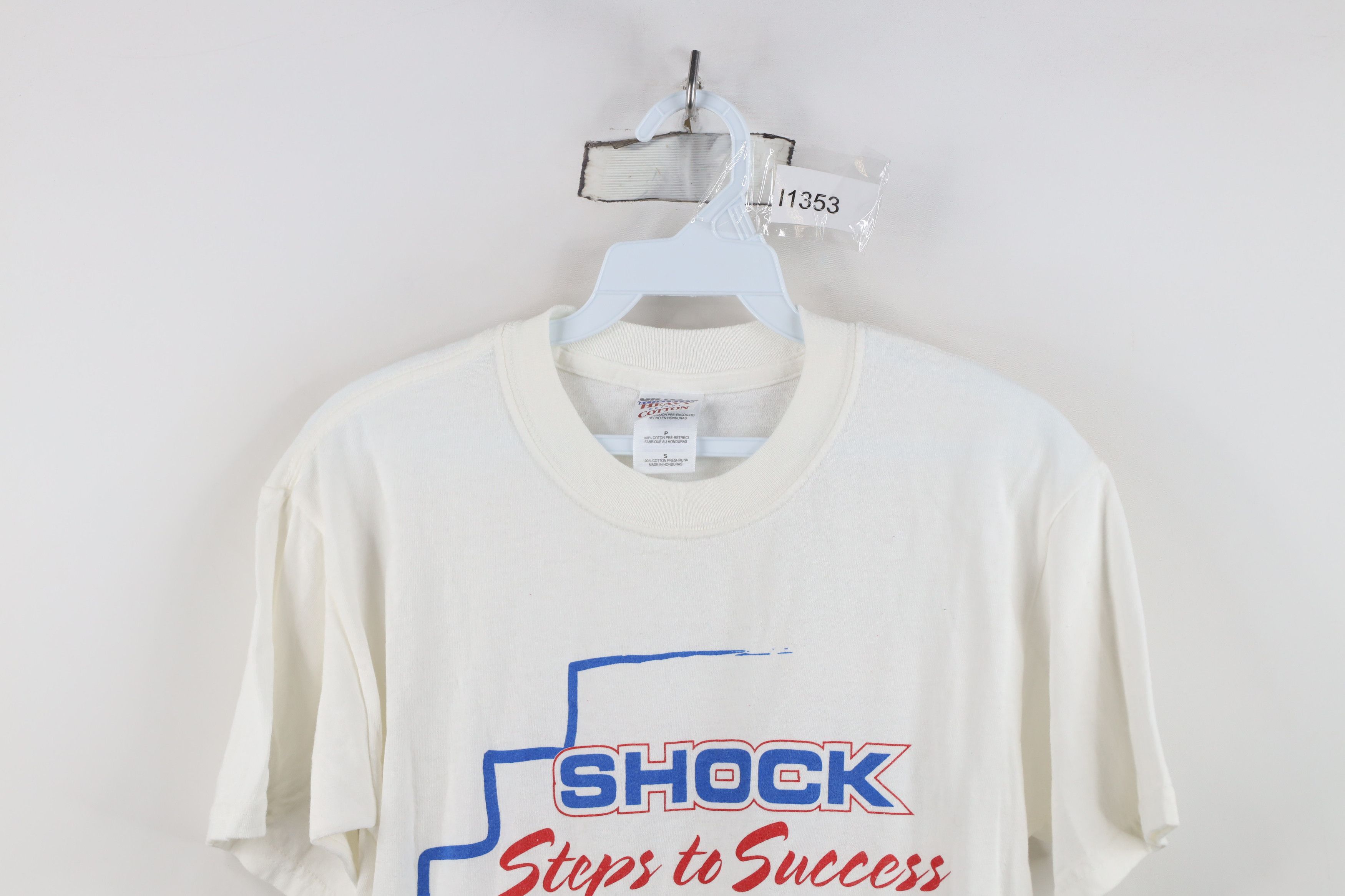 Vintage Vintage WNBA Detroit Shock Basketball T-Shirt White Cotton Size US S / EU 44-46 / 1 - 2 Thumbnail