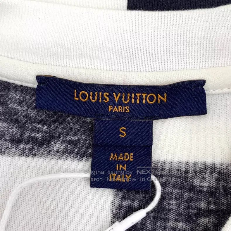 Louis Vuitton Louis Vuitton Black & White Color Block Checker Cotton Cre Size US S / EU 44-46 / 1 - 6 Thumbnail