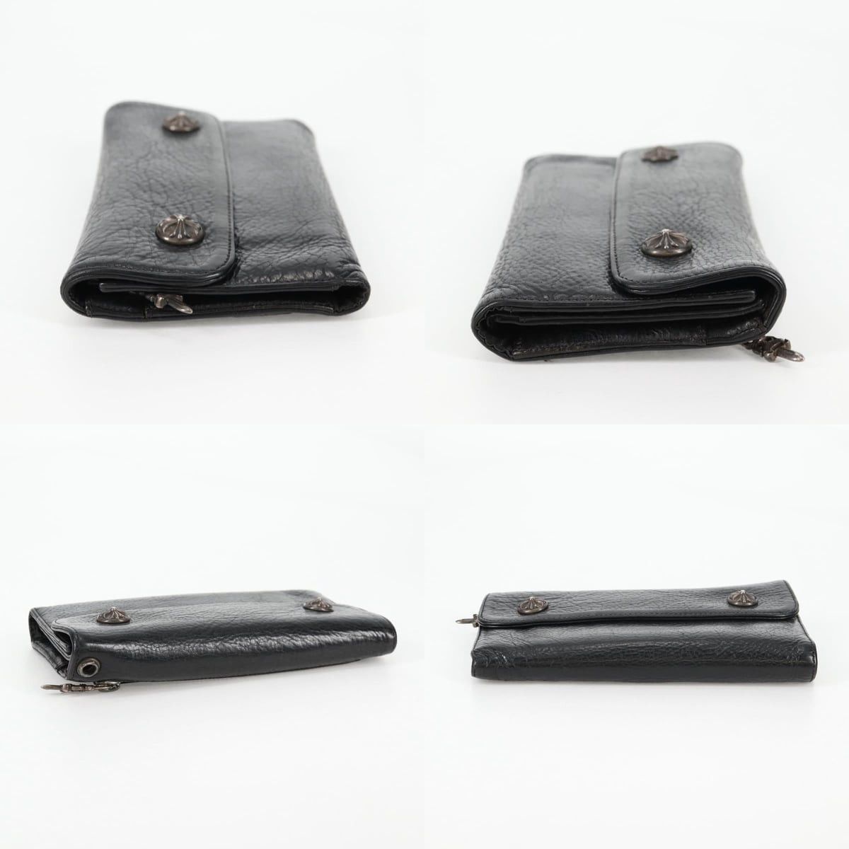 Chrome Hearts Chrome Hearts Wave Cross Ball Long Wallet Size ONE SIZE - 3 Thumbnail