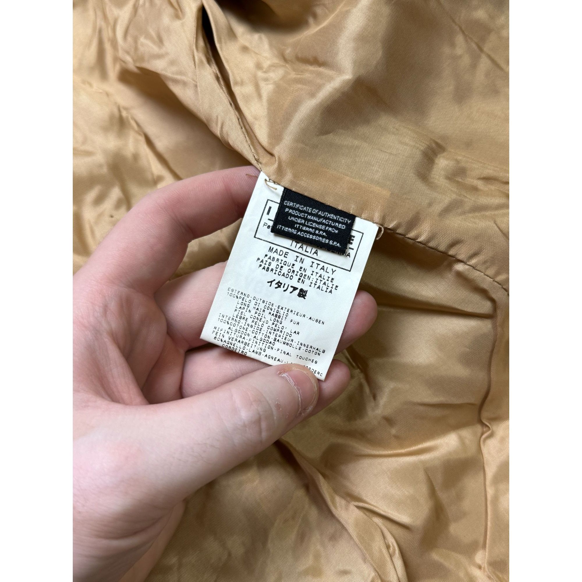 Versace Jeans Couture Versace Jeans Couture Rabbit Fur Coat (Y1126) Size L / US 10 / IT 46 - 9 Thumbnail