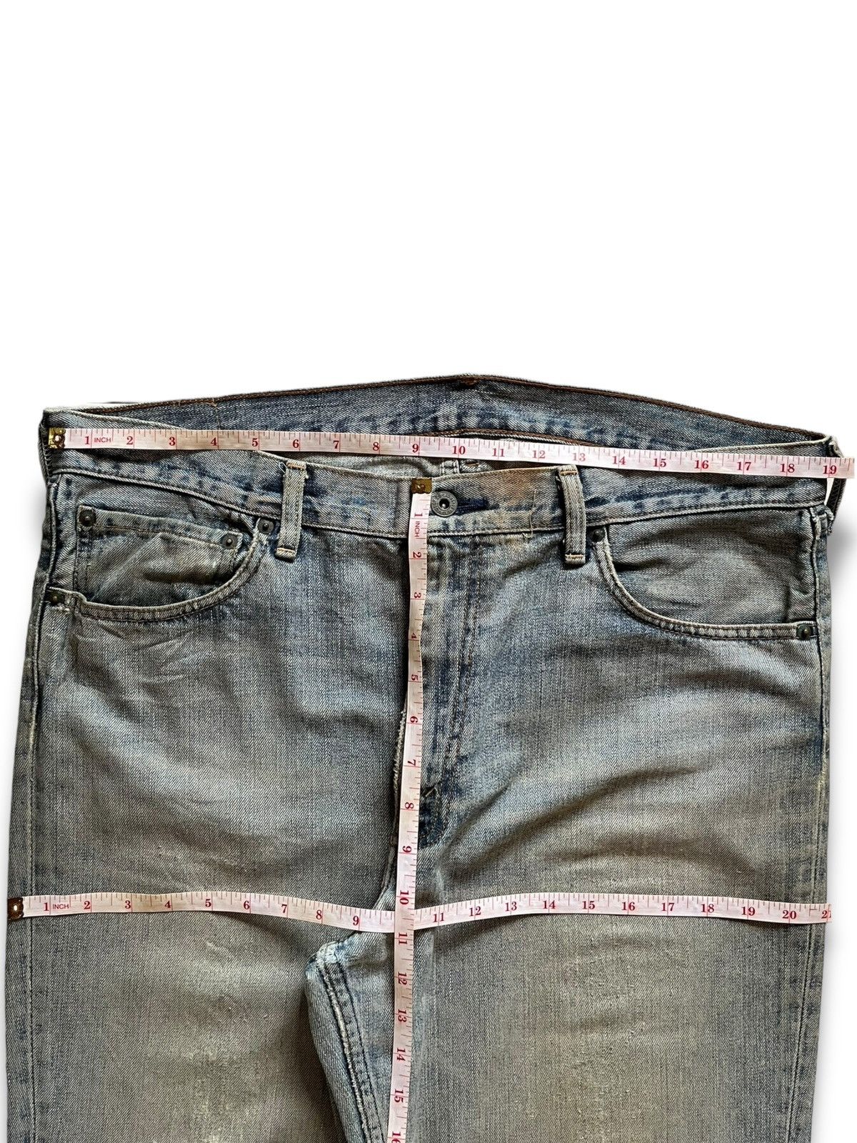 Levi's Vintage 90s Levis 502 Japan Rusty Wash Distress Baggy Jeans Size US 38 / EU 54 - 11 Thumbnail