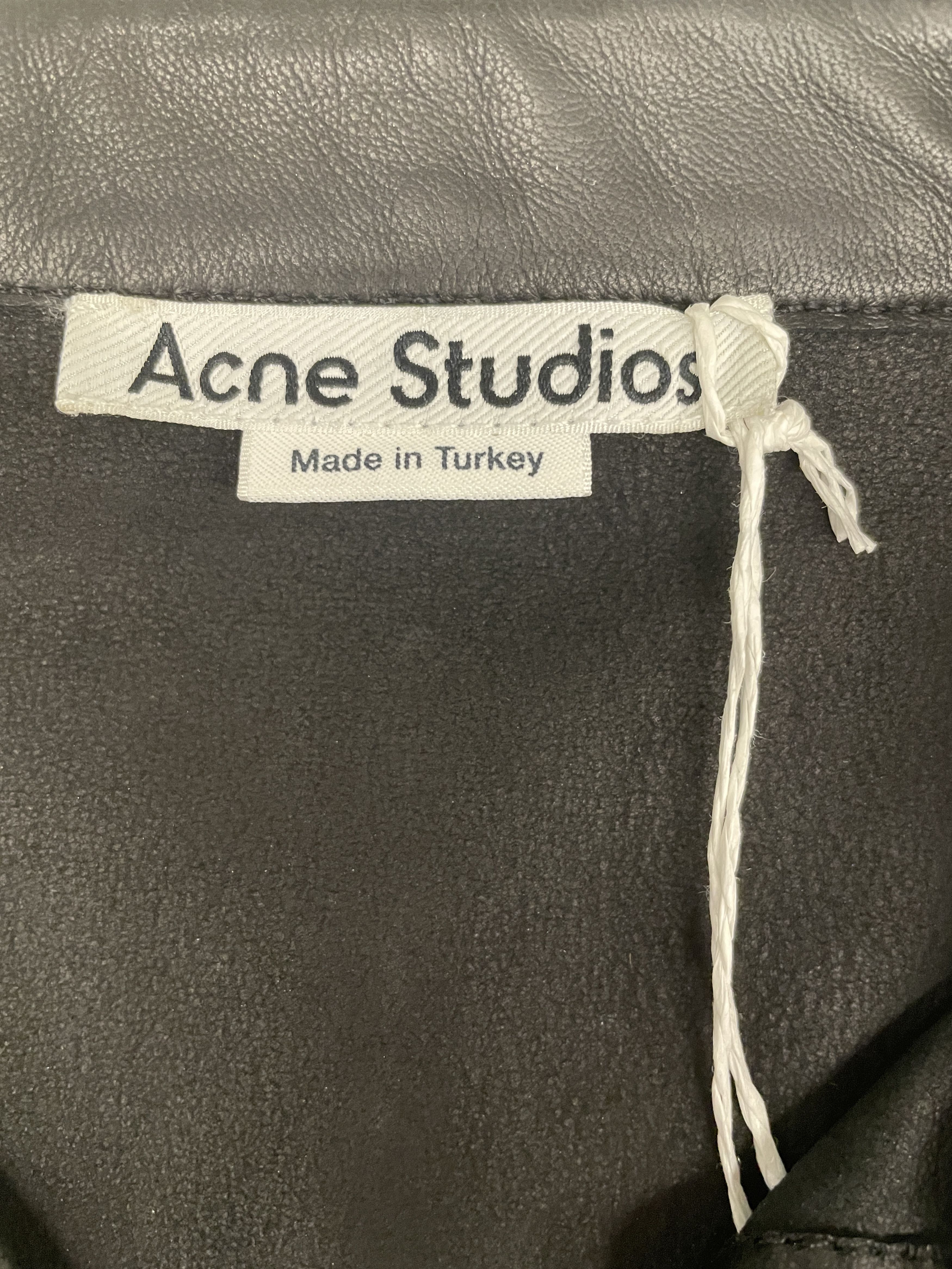 Acne Studios $1650 Acne Studios Leather Wrap Blouse Size XS / US 0-2 / IT 36-38 - 6 Thumbnail