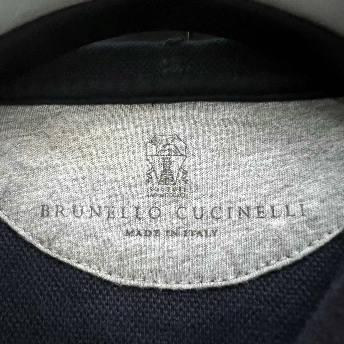 Brunello Cucinelli Brunello Cucinelli Navy Zip Hoodie Size US L / EU 52-54 / 3 - 2 Thumbnail