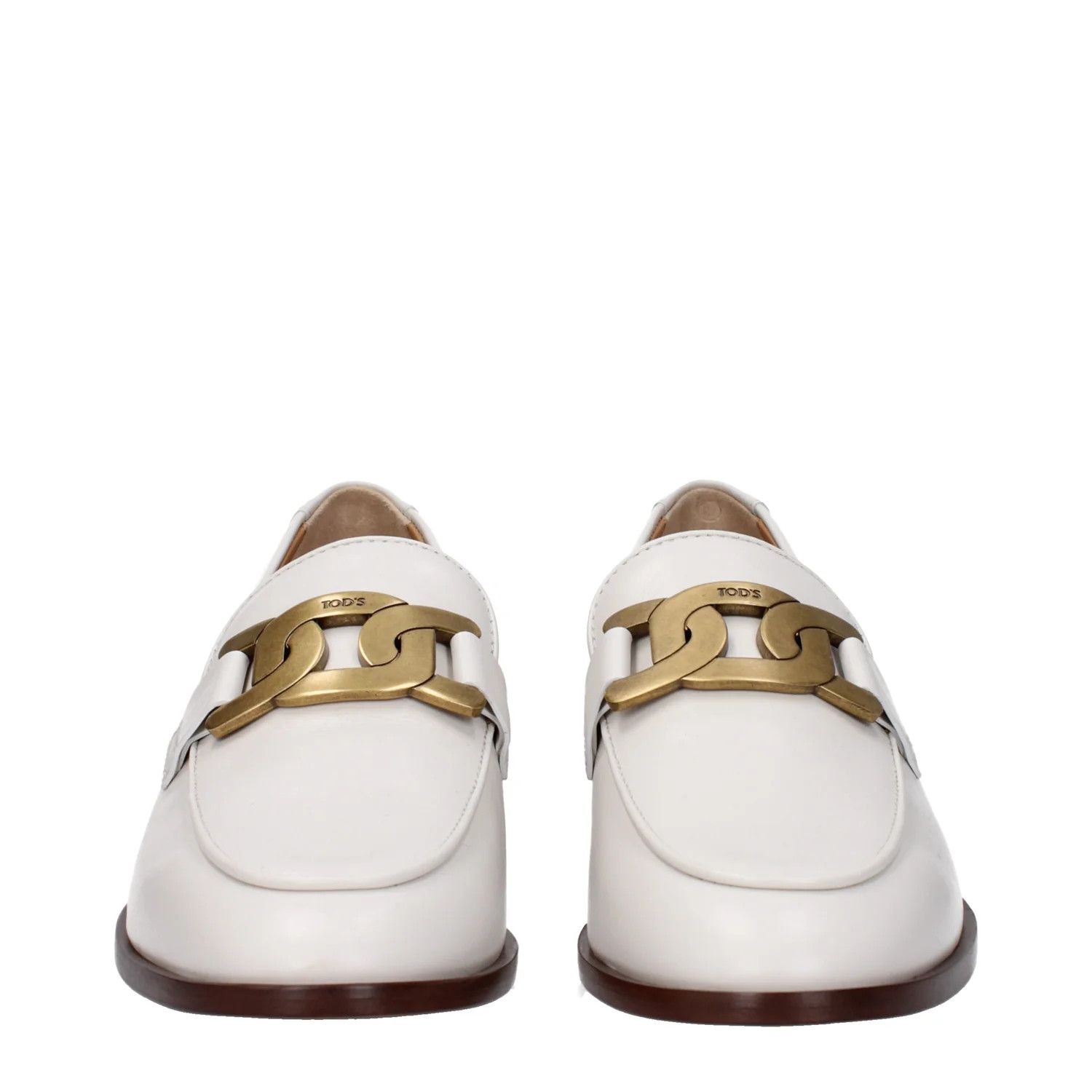 Tod's ob1o1e1224 Leather Loafers in Gray/Ice Size US 10 / IT 40 - 3 Thumbnail