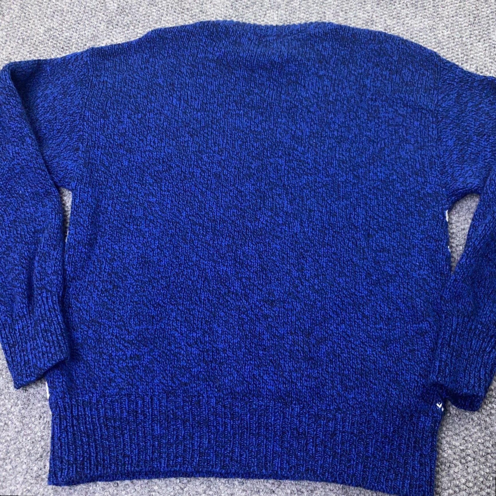 Vintage VINTAGE Environmental Clothing Co. Sweater Unisex Adults Large Blue Geometric Snowflake Holiday Knit Wool Nylon Crew Neck Pullover Size US L / EU 52-54 / 3 - 7 Thumbnail