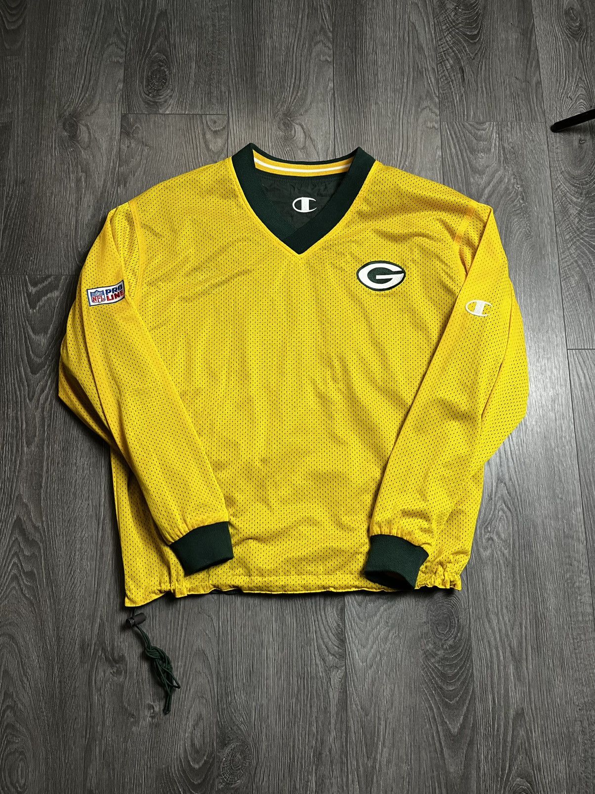 Champion Vintage 90s Champion Green Bay Packers Reversibl Windbreaker Size US L / EU 52-54 / 3 - 8 Thumbnail