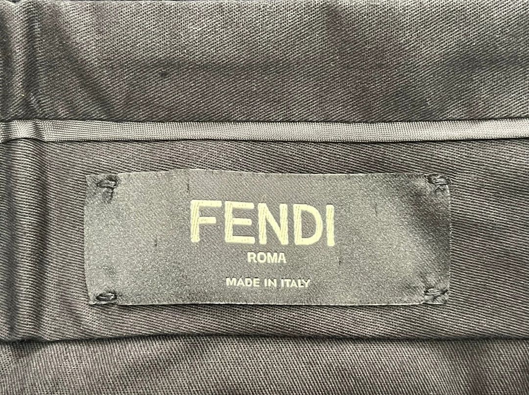 Fendi Fendi Runway Black Chinos Men's 48 Size US 32 / EU 48 - 4 Thumbnail