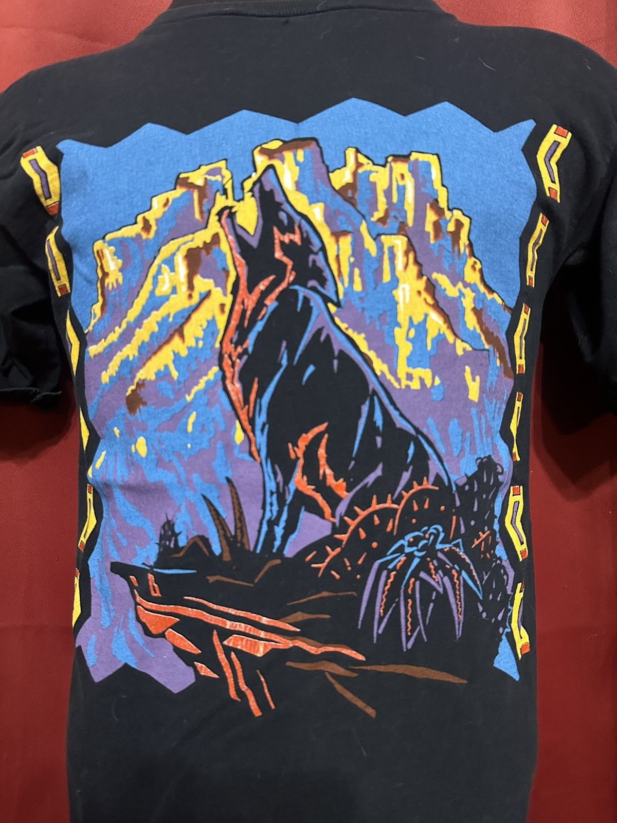 Other Vintage Peyote Wolf Tshirt 90’s Art Tee Animal Nature Grail Size US L / EU 52-54 / 3 - 1 Thumbnail