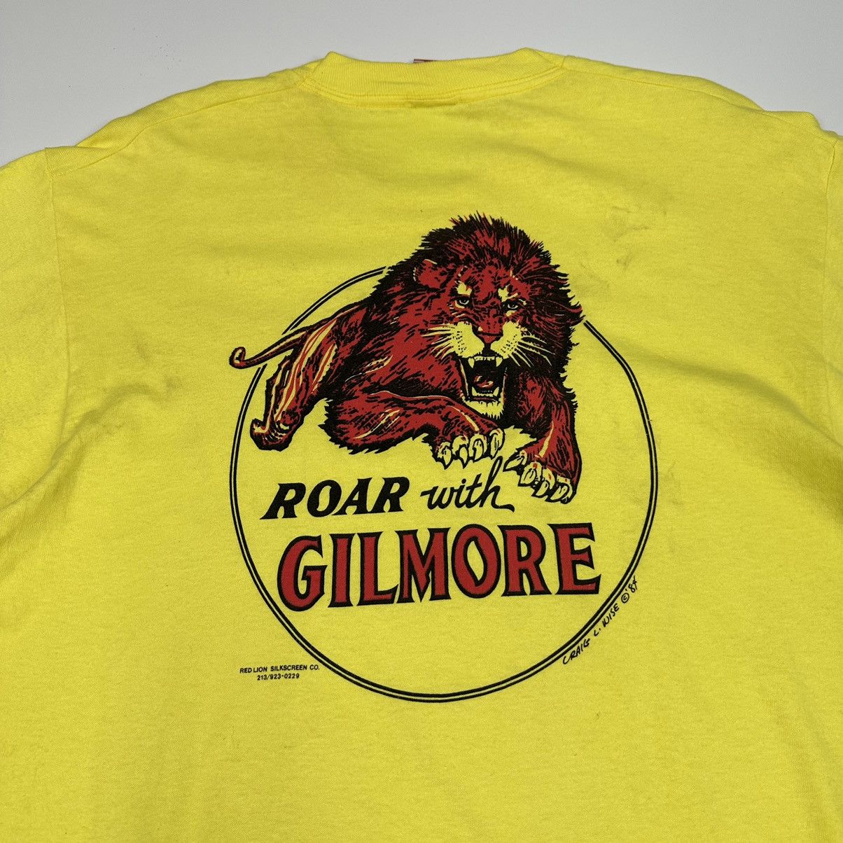 Fruit Of The Loom Vintage Gilmore Oil 80s A687 Size US M / EU 48-50 / 2 - 2 Thumbnail