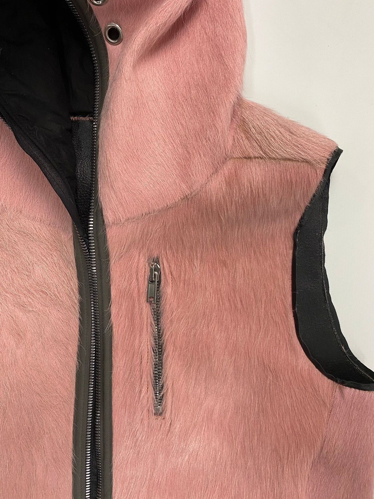 Rick Owens RICK OWENS AW22 PONYHAIR GIMP VEST SZ:48 Size US M / EU 48-50 / 2 - 6 Thumbnail