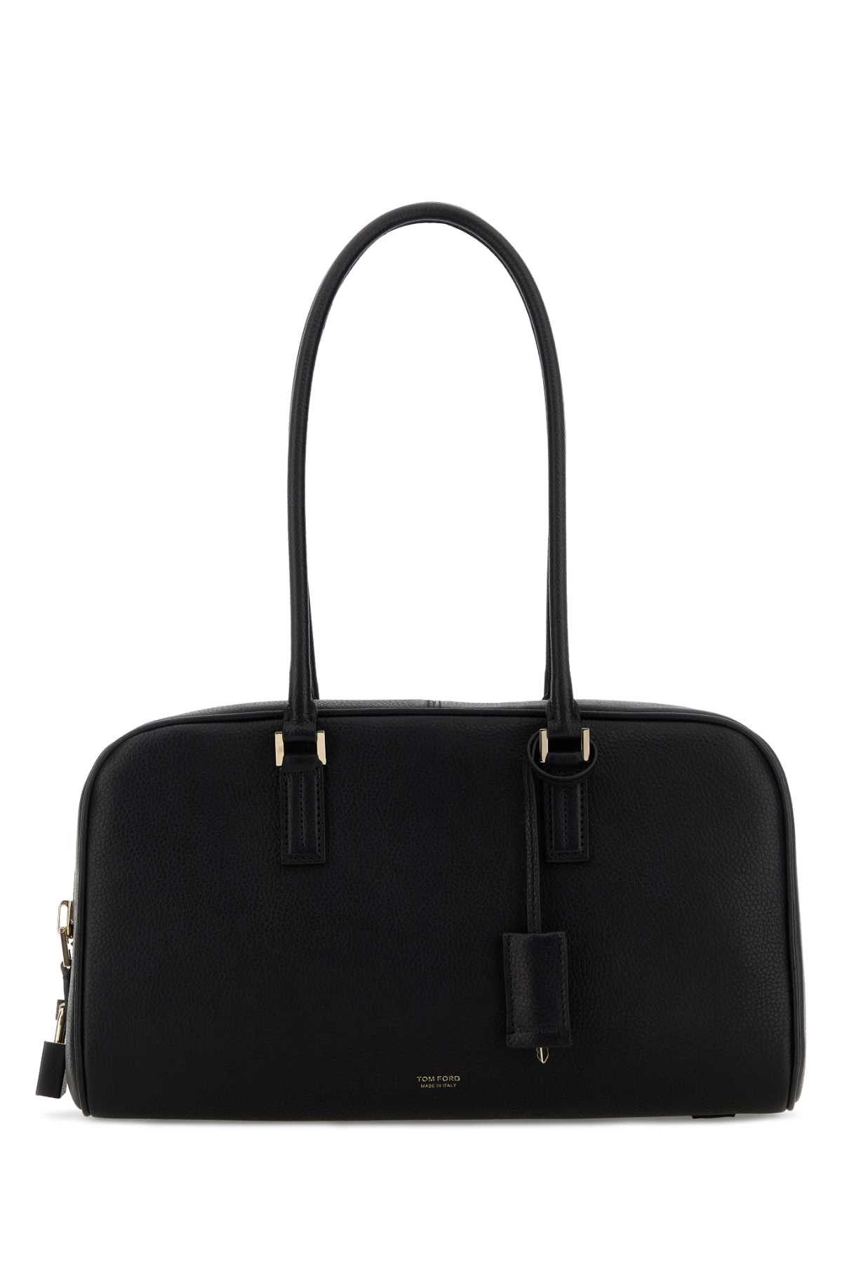 Tom Ford Black Leather Shoulder Bag Size ONE SIZE - 1 Thumbnail