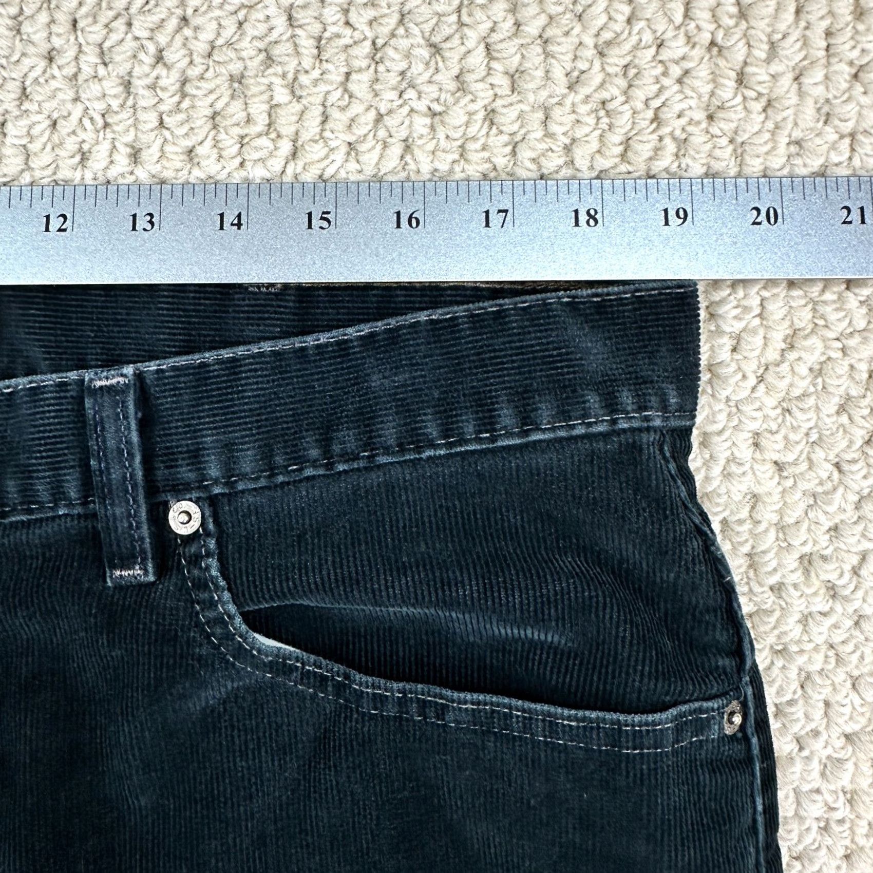 Levi's Levi's 505 Corduroy Jeans Regular Fit 38x32 Black Mens Straight Leg Vtg 90s Grunge City Retro Size US 38 / EU 54 - 7 Thumbnail