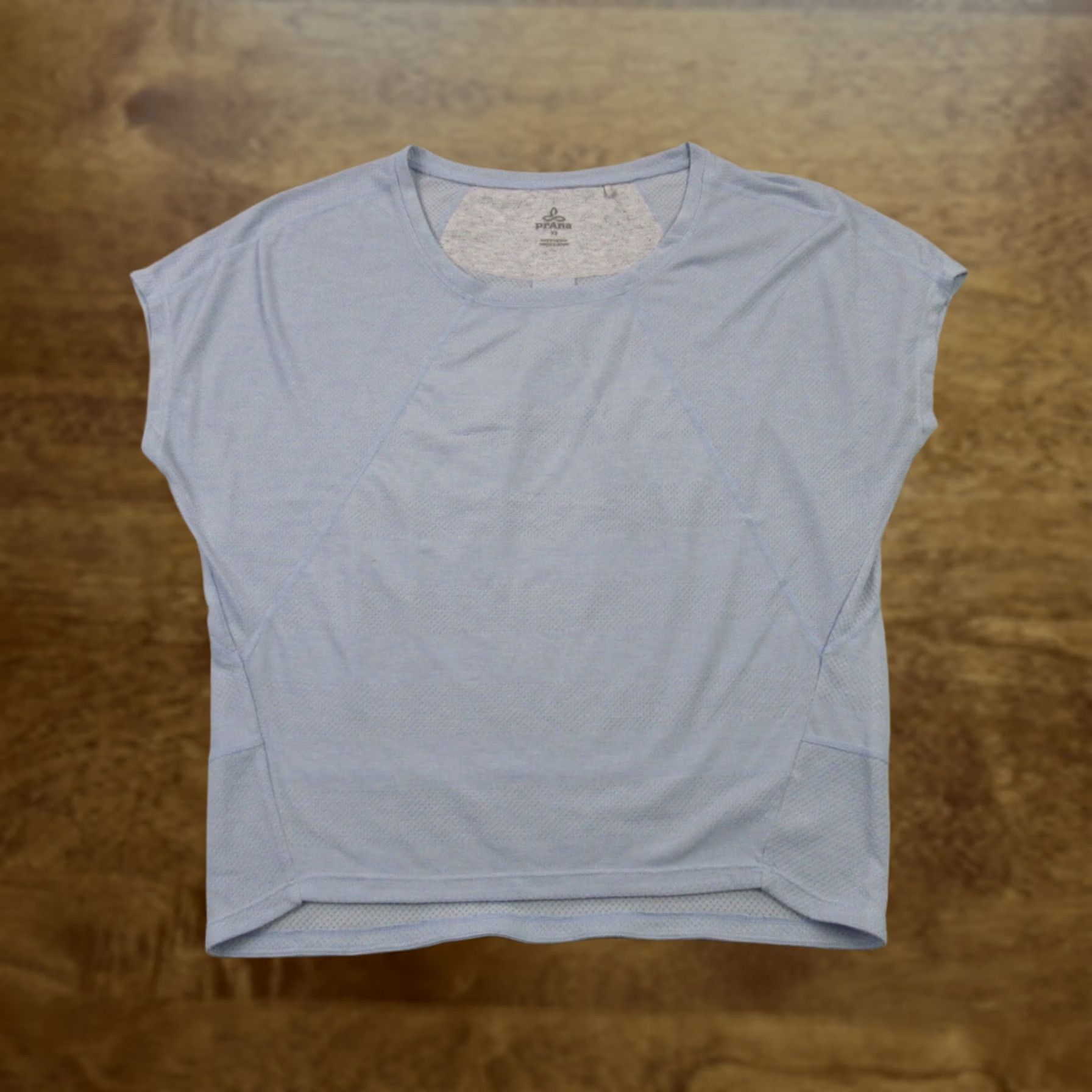 Prana Prana Shirt Womens XS Short Sleeve Lightweight Sky Blue Casual Stretch Shirt Regular Womens XS Sky Blue Logo Knit All Seasons Casual Sleeve T-Shirt Size XS / US 0-2 / IT 36-38 - 1 Thumbnail