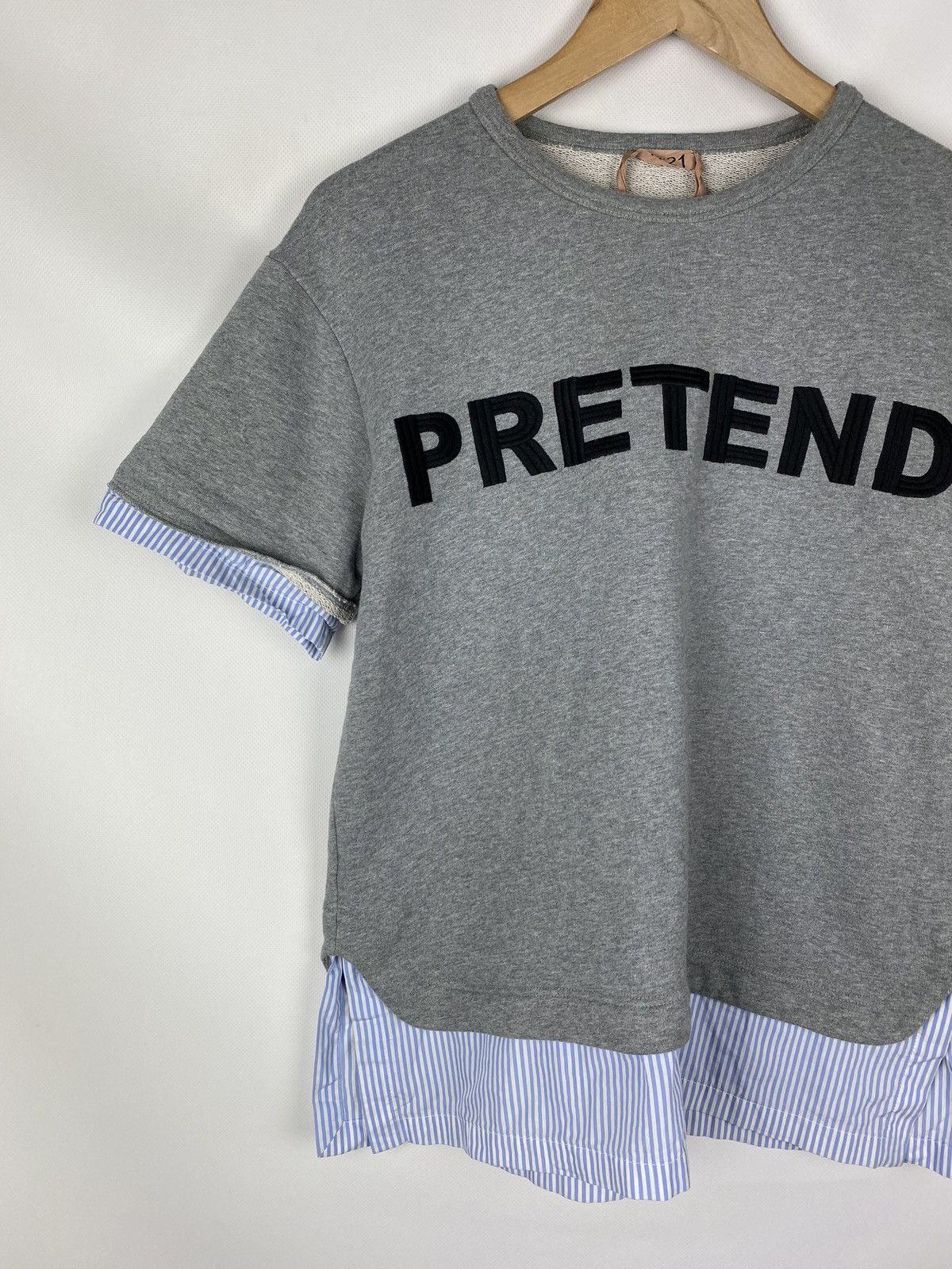 N21 N21 ladies big logo Pretend short sleeve sweatshirt pullover Size M / US 6-8 / IT 42-44 - 2 Thumbnail