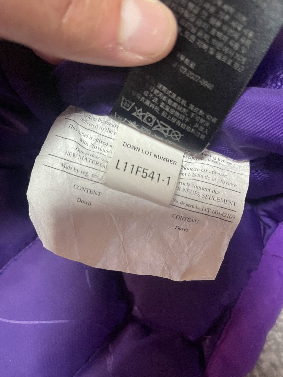 Marmot × Vintage MARMOT AMA DABLAM 800 DOWN PUFFER CRAZY PURPLE SIZE S Size S / US 4 / IT 40 - 20 Thumbnail