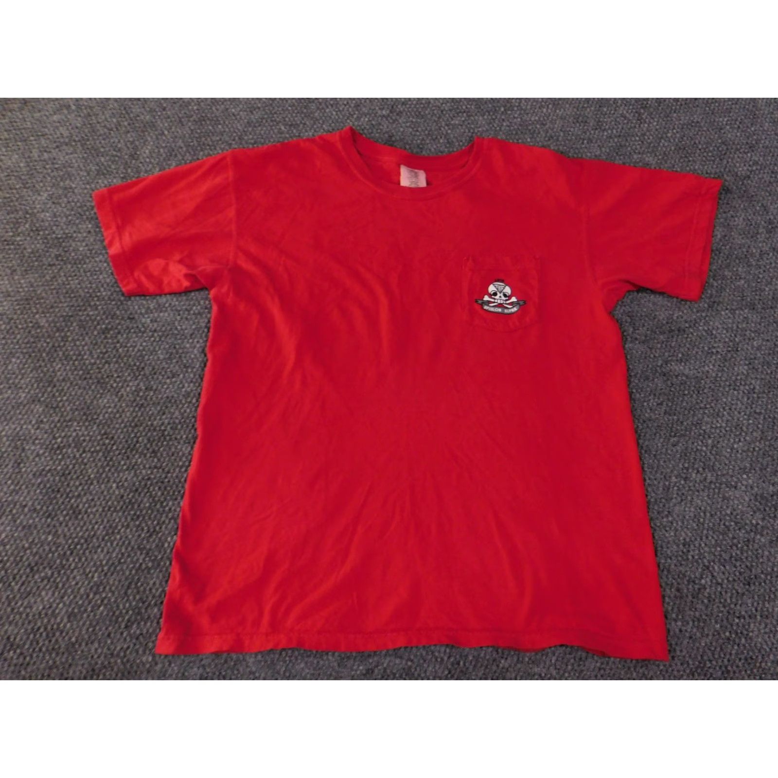 Comfort Colors Comfort Colors T-Shirt Mens Large Red Skull Pocket Graphic TKE Fraternity Size US L / EU 52-54 / 3 - 4 Thumbnail
