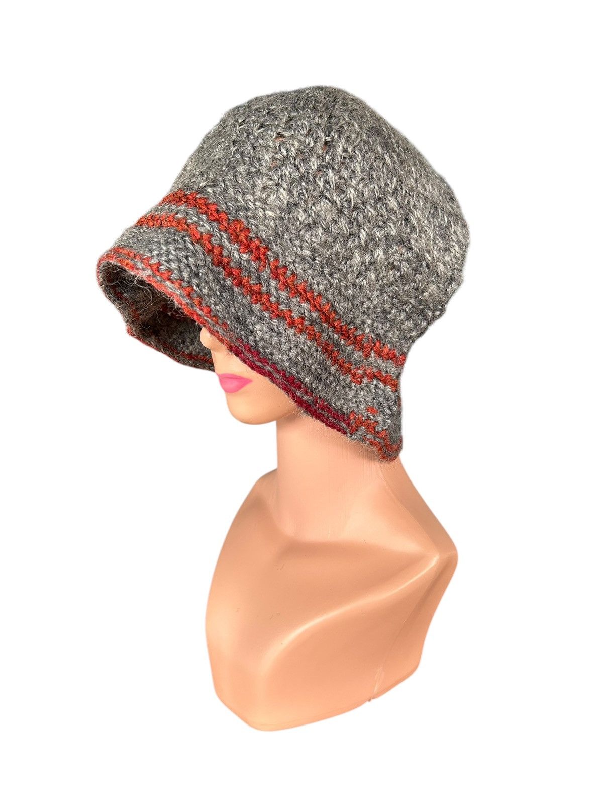 Japanese Brand × Kapital × Vintage Crochet Knitted Handmade Bucket Hats Size ONE SIZE - 5 Thumbnail