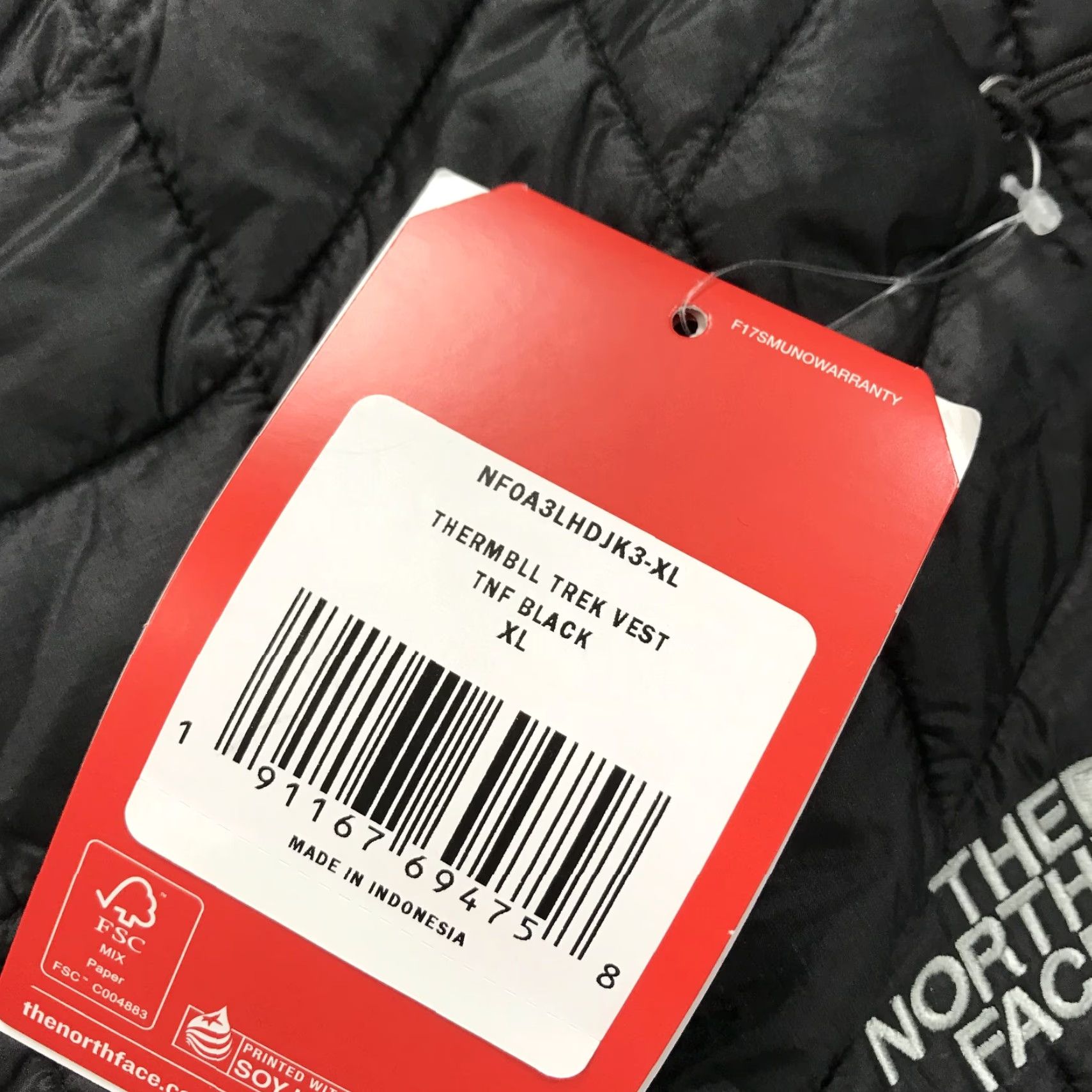 The North Face The North Face Thermoball Vest Mens XL Black Full Zip Puffer Lightweight NWT Size US XL / EU 56 / 4 - 4 Thumbnail