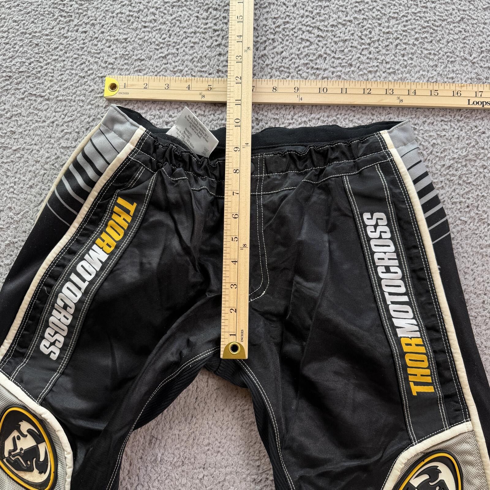 Other Thor Motocross Youth Riding Pants Size 26 Black Kevlar 12Y Size US 26 / EU 42 - 3 Thumbnail